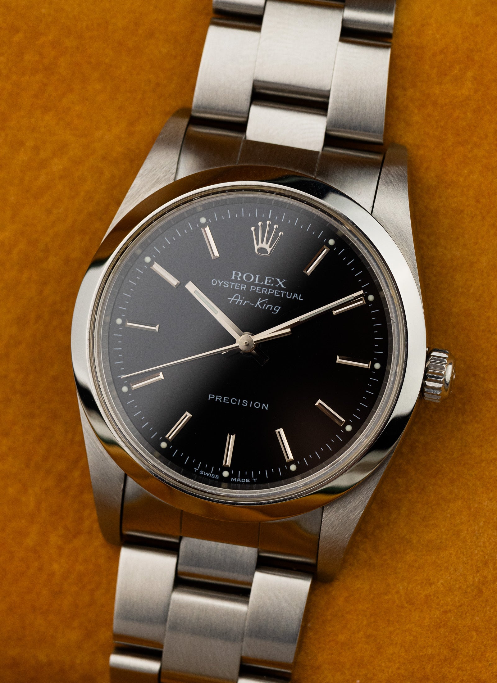 1999 Rolex Air-King Black Dial 14000 cal. 3000 Serviced Box