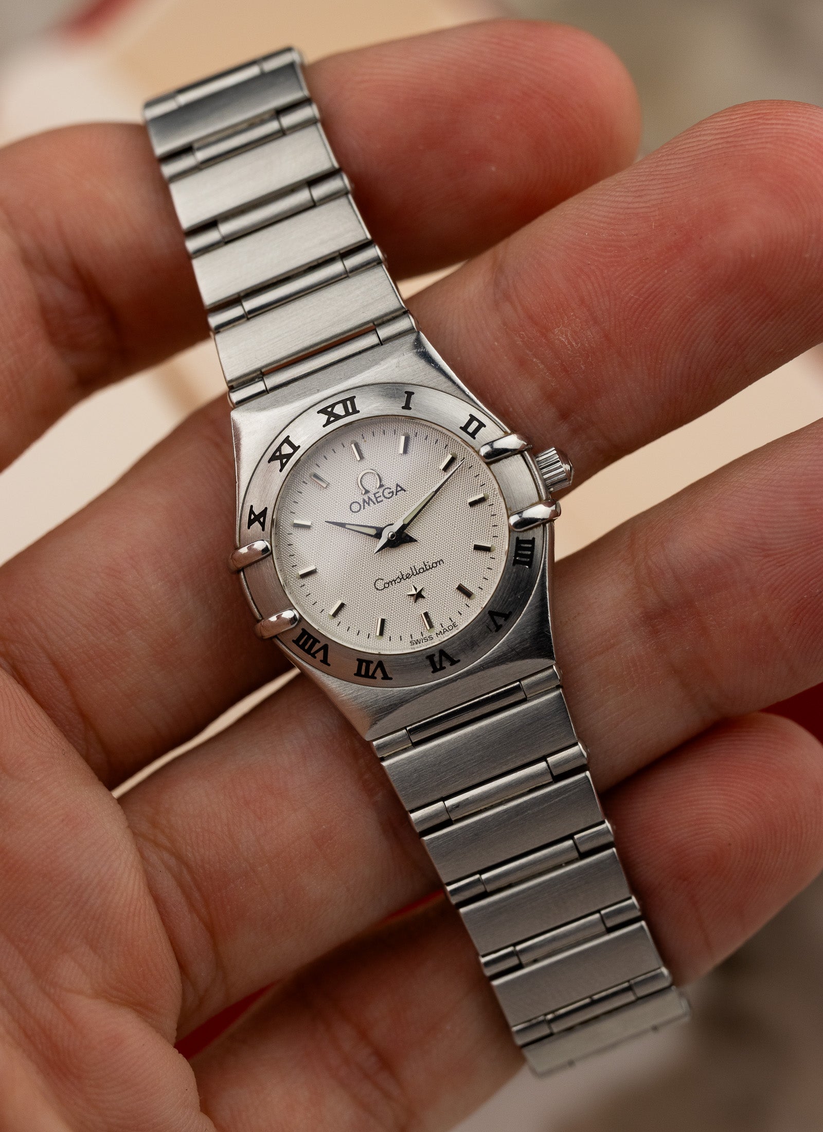 1998 Lady Omega Constellation 1562.30.00 cal. 1456 Pictograms & Service Box