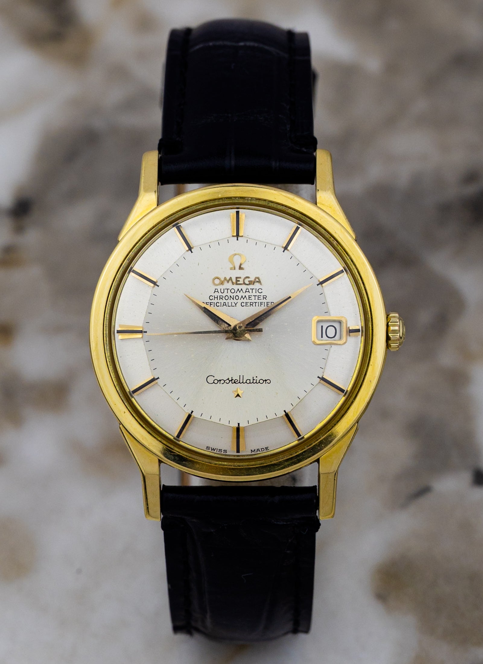 1963 18K Omega Constellation Pie Pan 168.005 cal. 561 Serviced