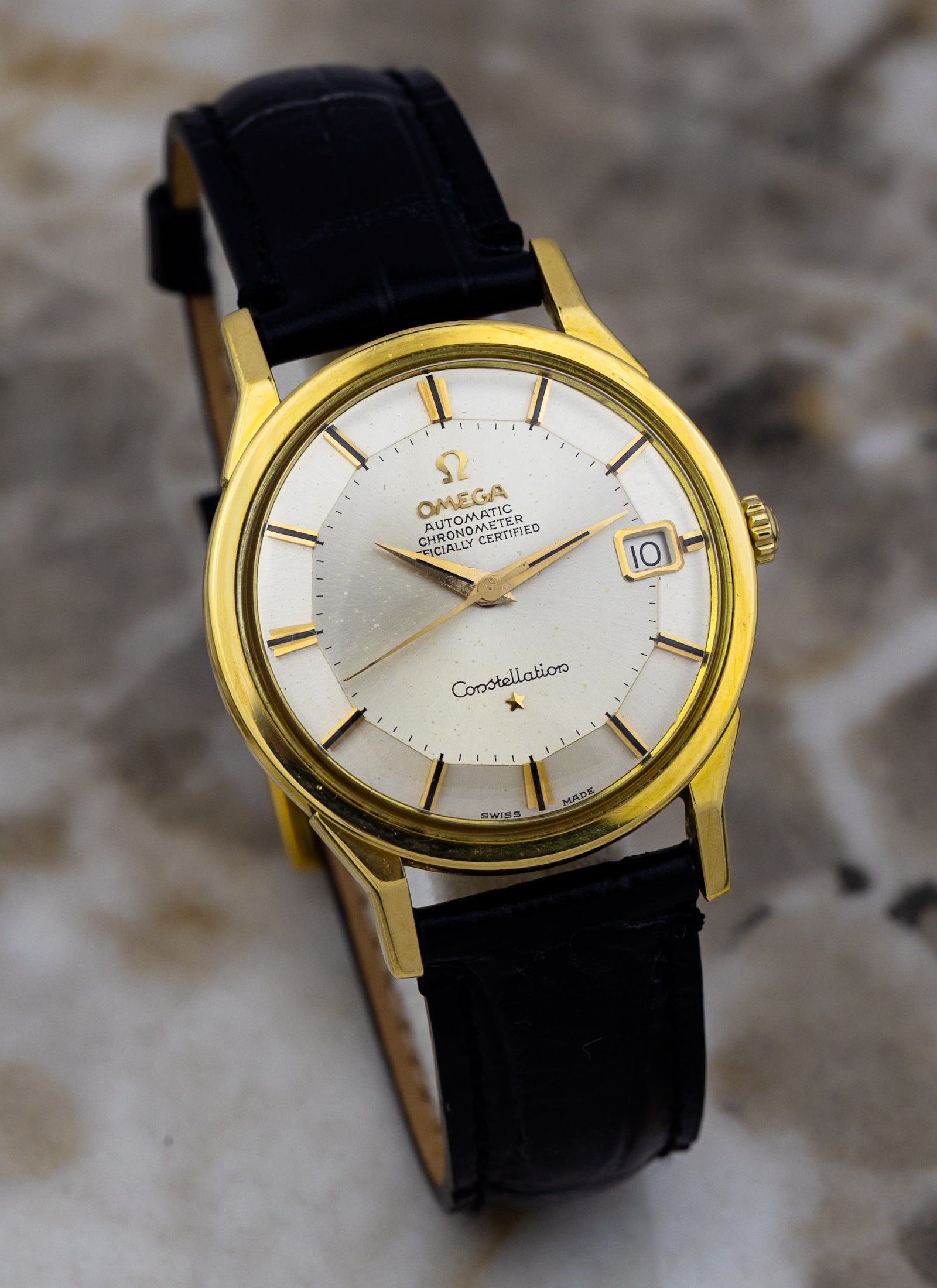 1963 18K Omega Constellation Pie Pan 168.005 cal. 561 Serviced