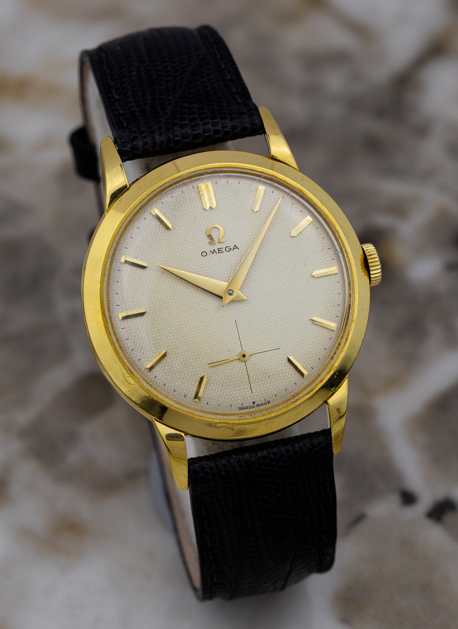 1954 18K Omega Tresor Honeycomb 2684 cal. 266 Serviced
