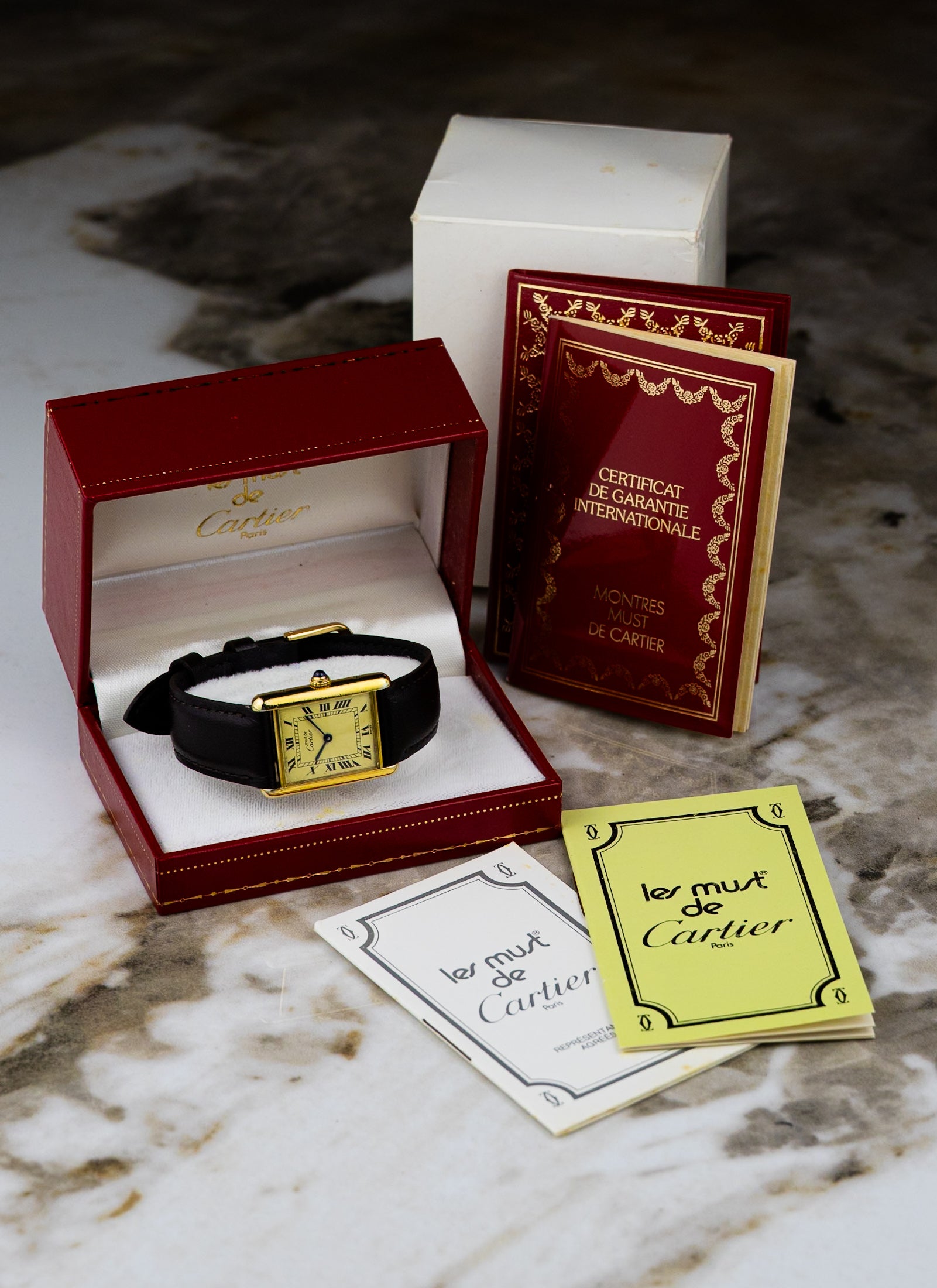 1994 Must De Cartier Tank 590005 Full Set