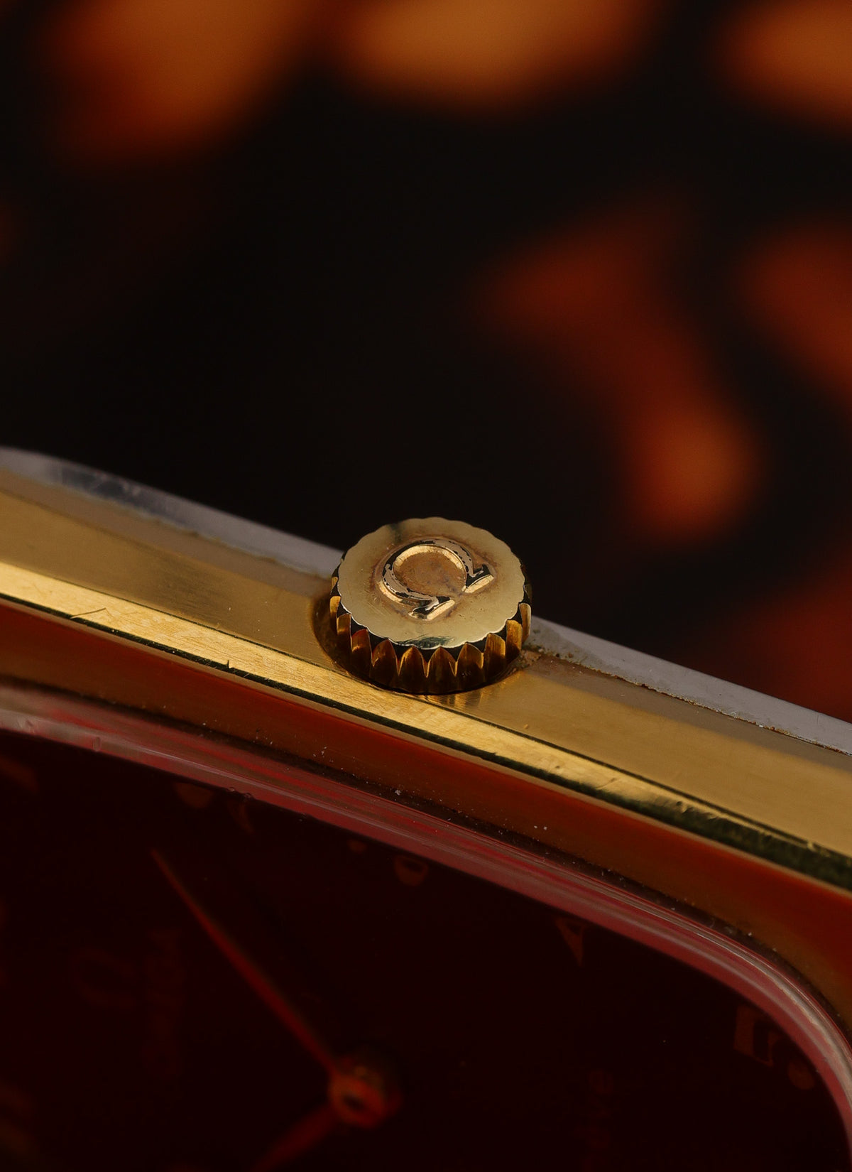 1973 Omega Geneve Burgundy Holo Dial 511.0469 cal. 625