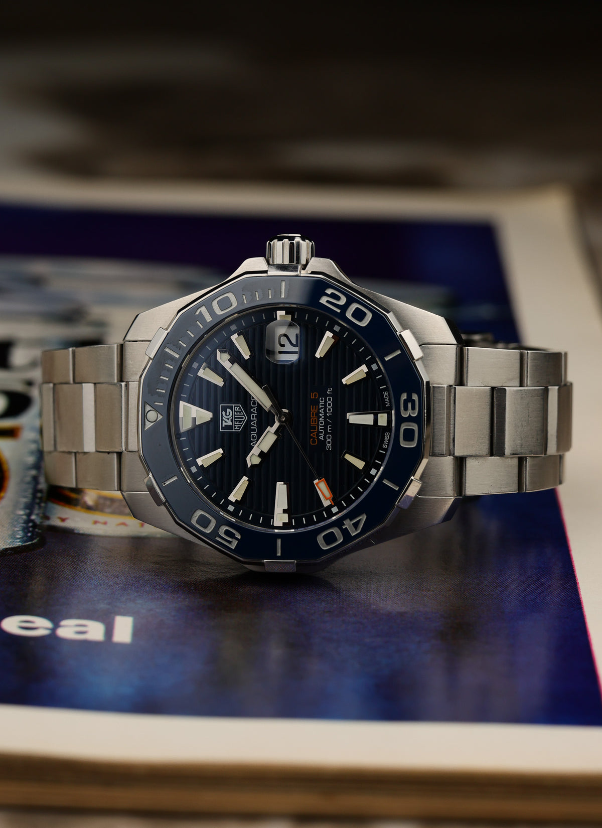 2010s TAG Heuer Aquaracer WAY211C Calibre 5 Serviced