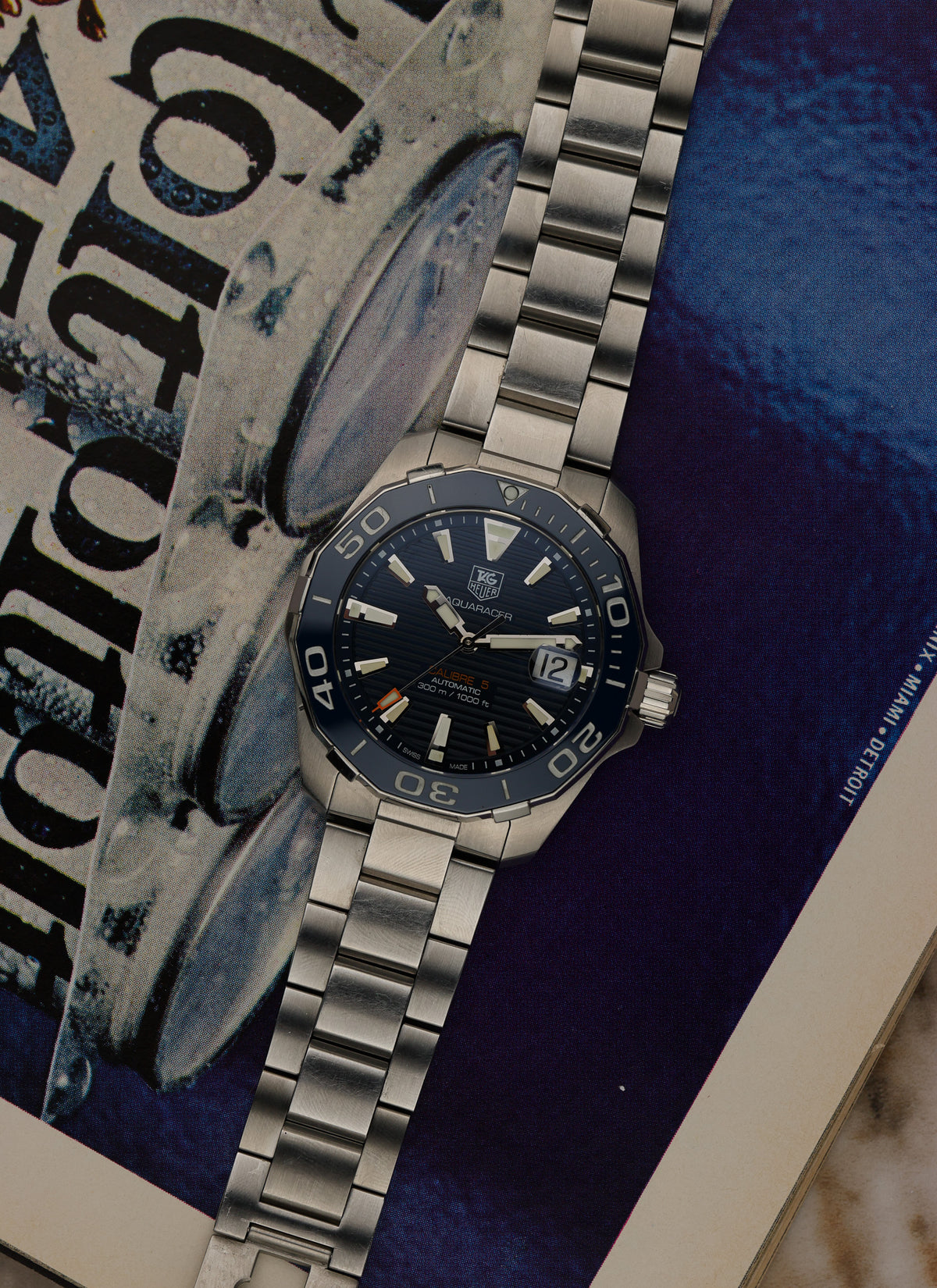 2010s TAG Heuer Aquaracer WAY211C Calibre 5 Serviced