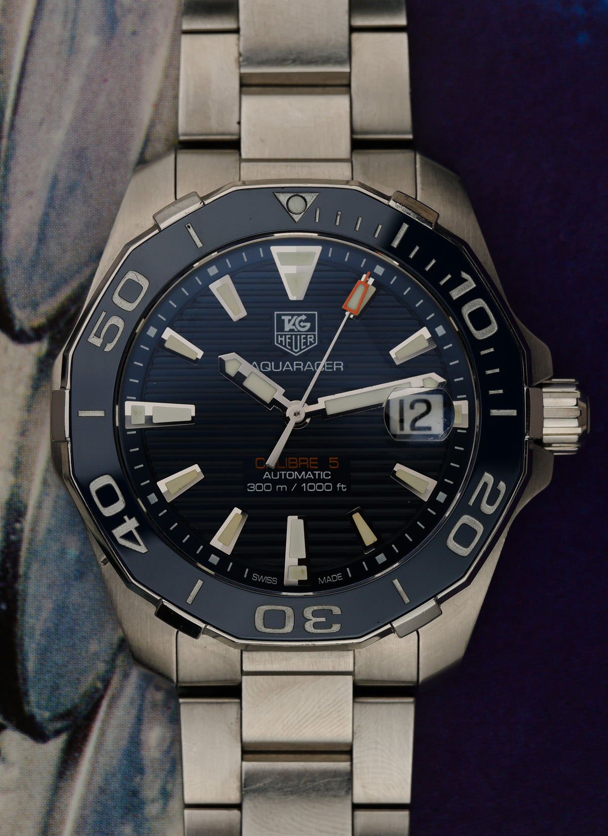 2010s TAG Heuer Aquaracer WAY211C Calibre 5 Serviced