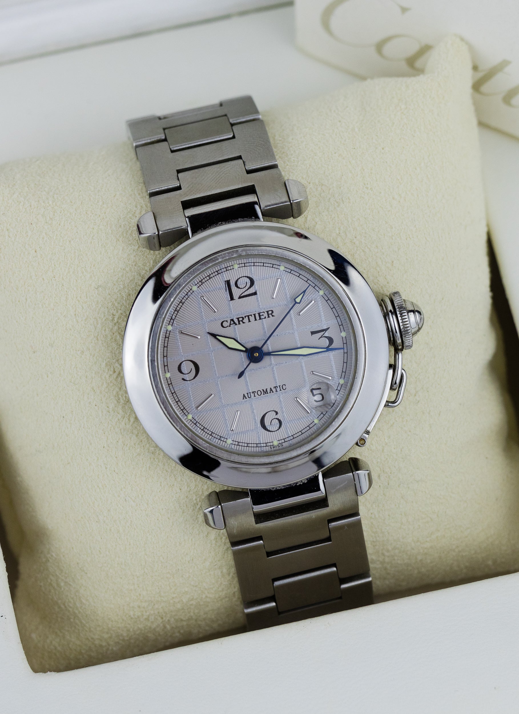 2000s Cartier Pasha White Dial 2324