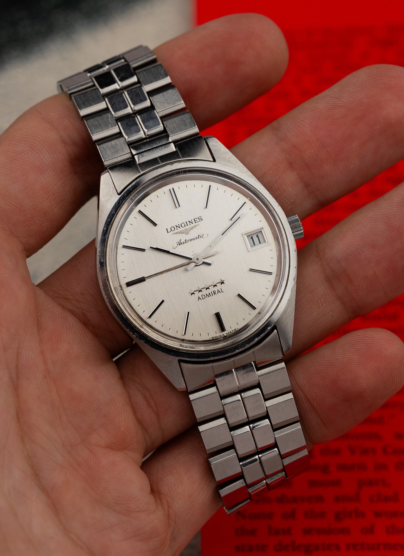 1970s Longines Admiral 1563 cal. 431 Serviced
