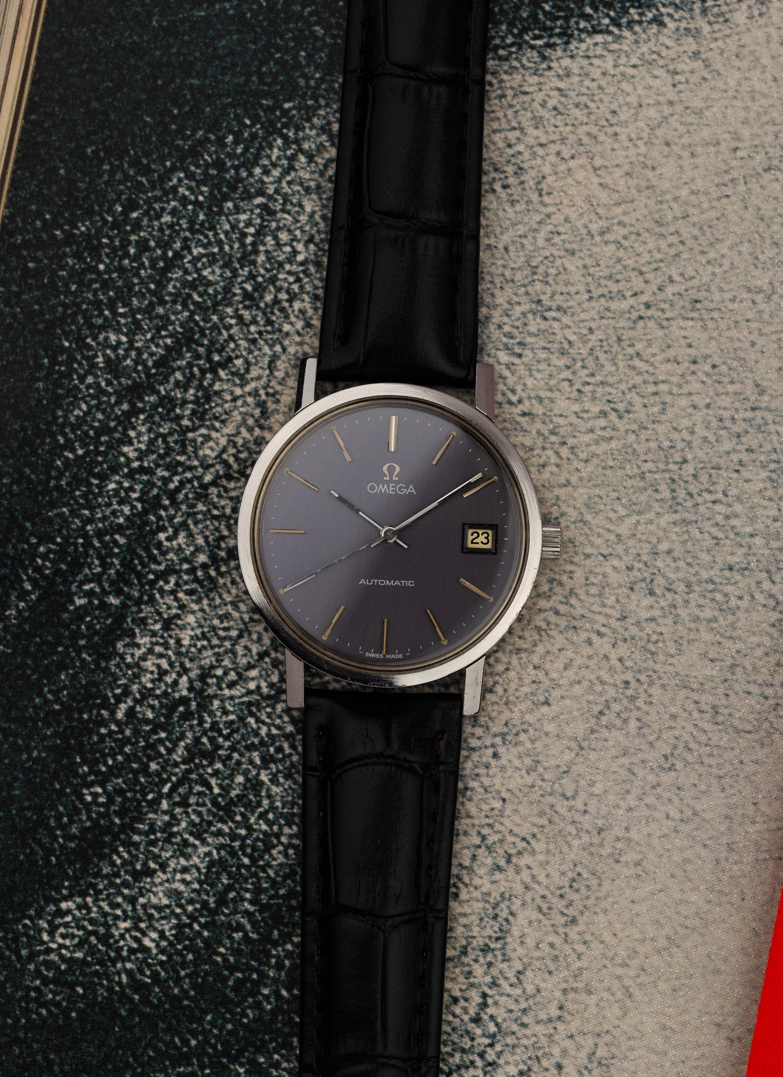 1979 Omega Automatic Grey Dial 166.0202 cal. 1010 Serviced