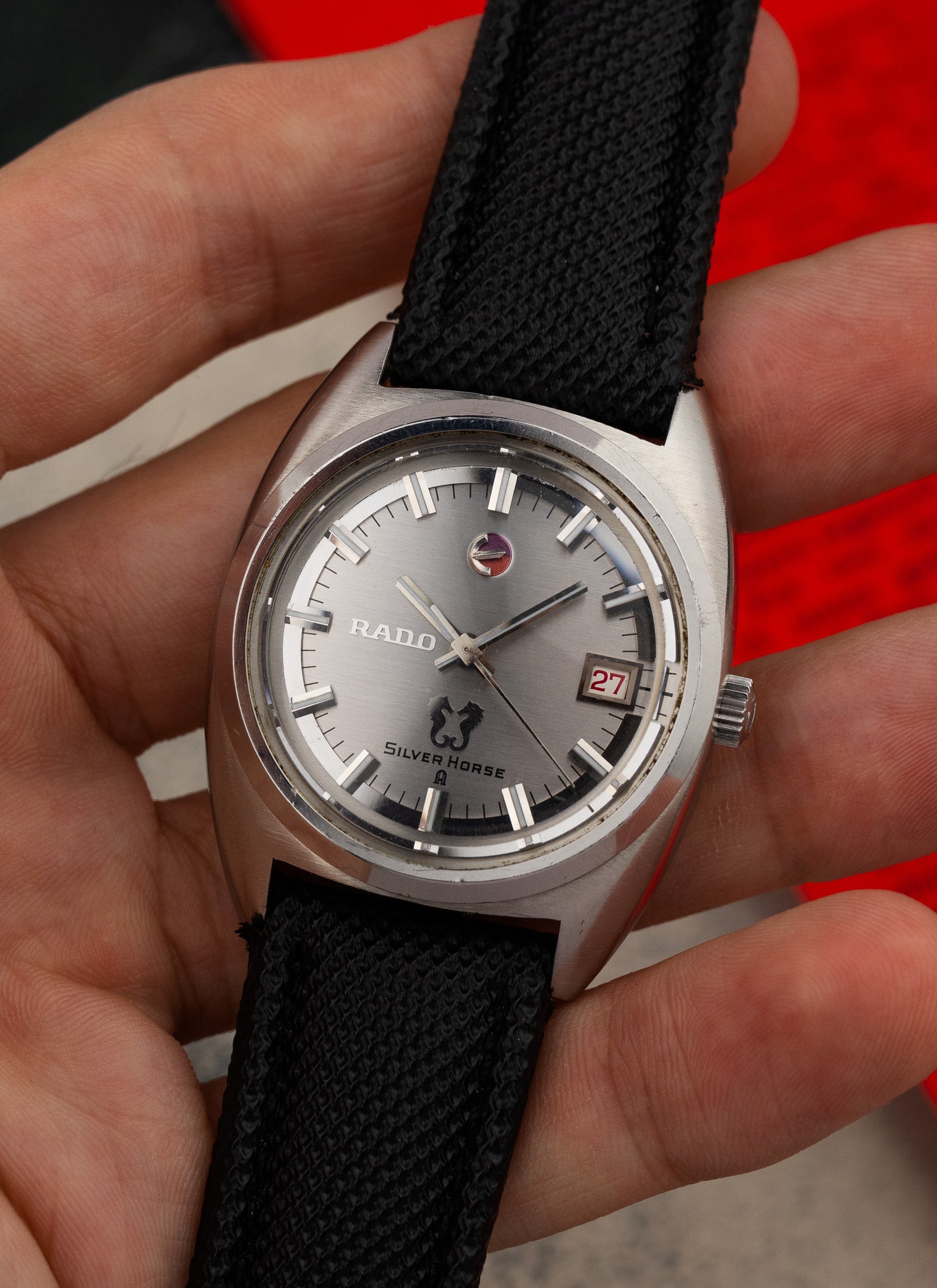1970s Rado Silver Horse cal. 6810 Serviced