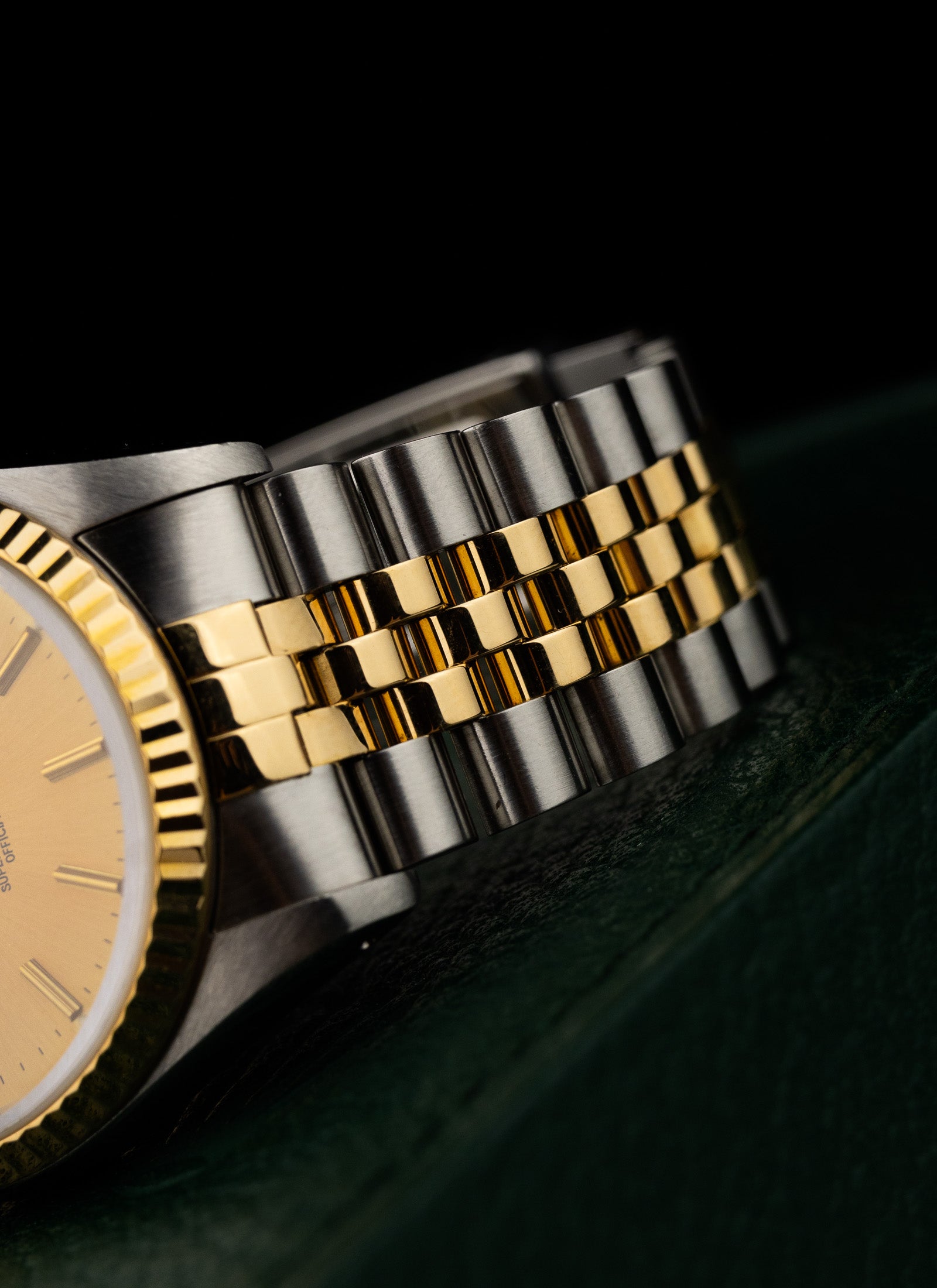 1991 Rolex Datejust Bicolor Champagne Dial 16233 Full Set