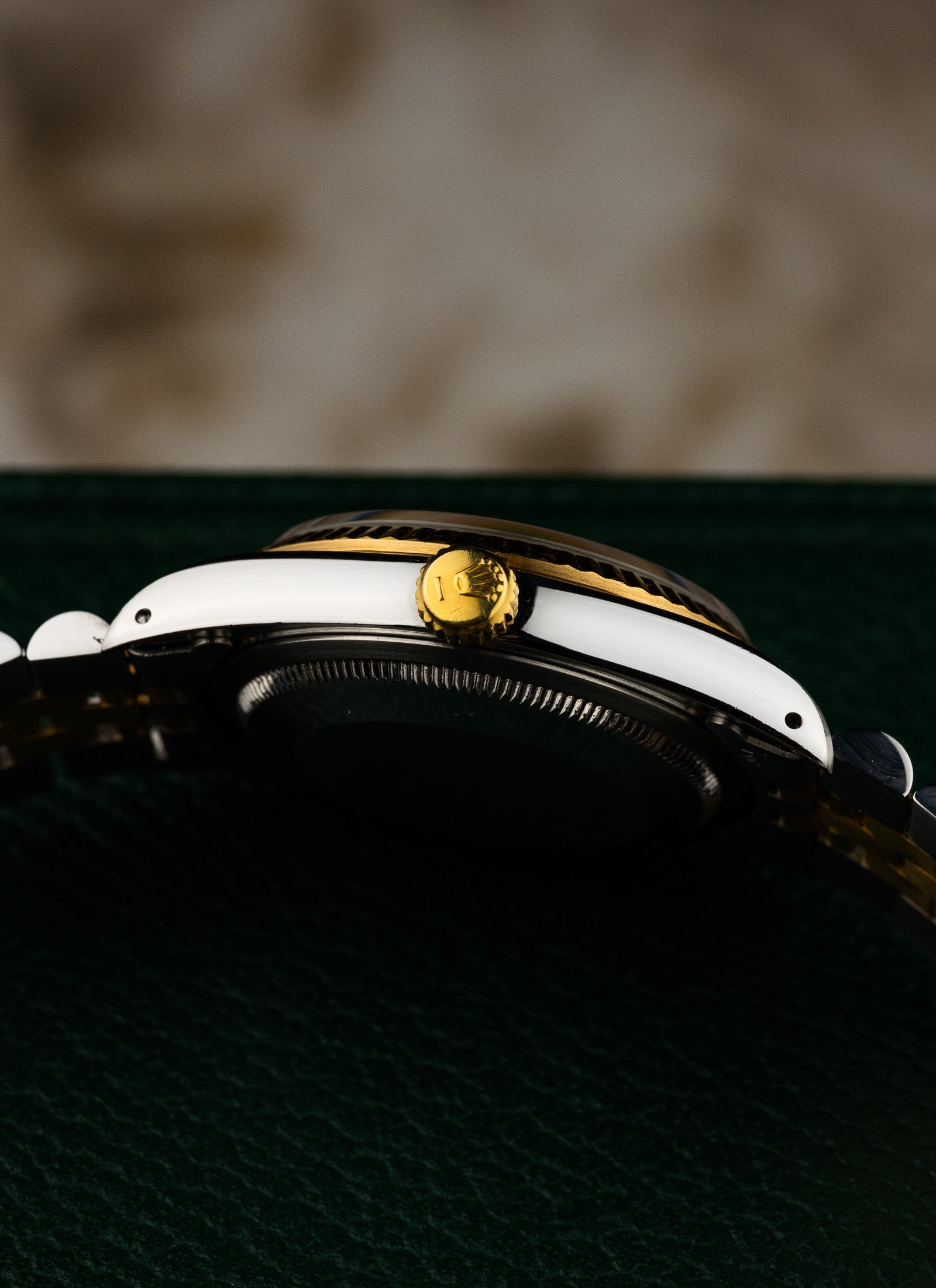 1991 Rolex Datejust Bicolor Champagne Dial 16233 Full Set