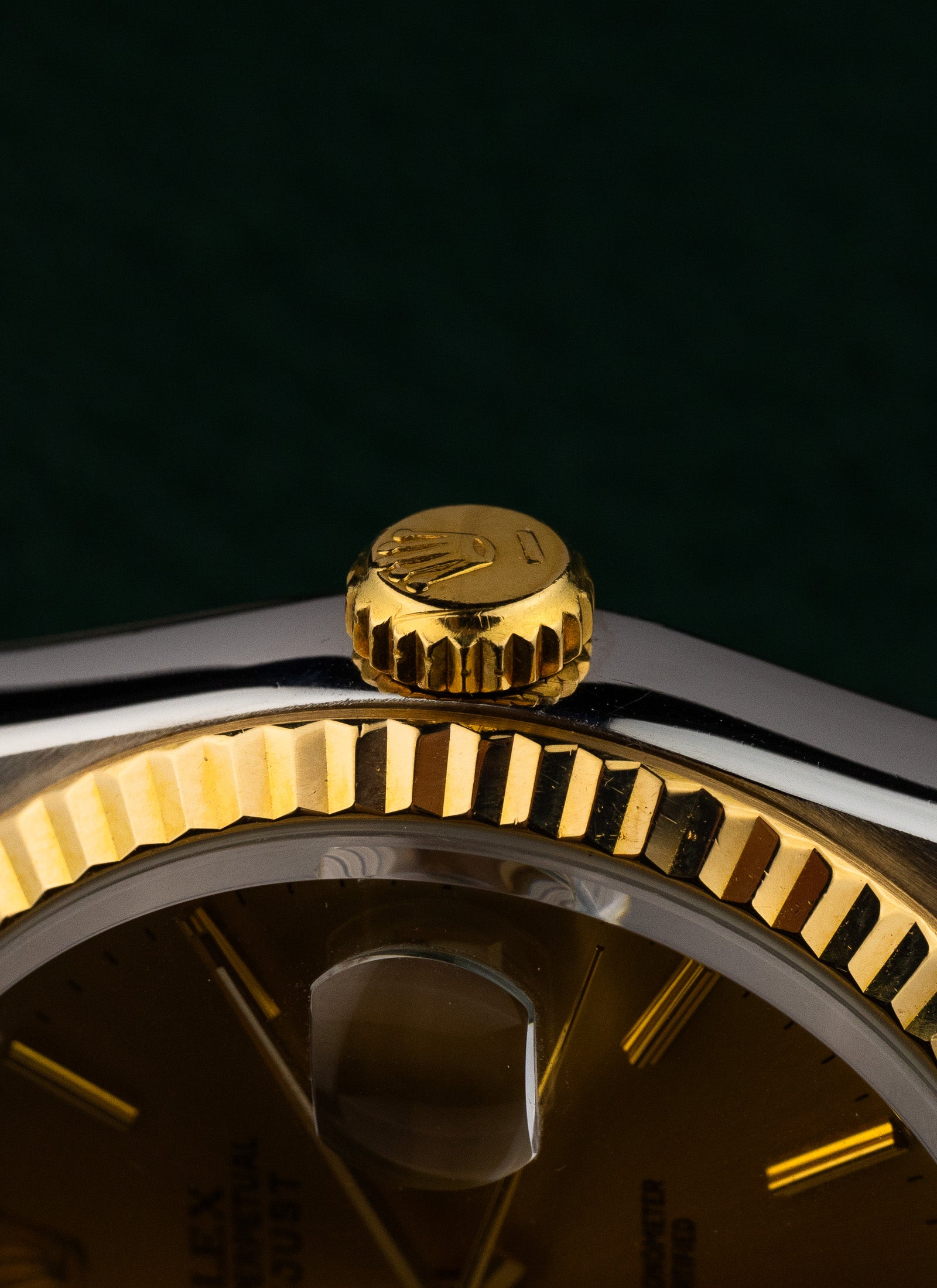 1991 Rolex Datejust Bicolor Champagne Dial 16233 Full Set