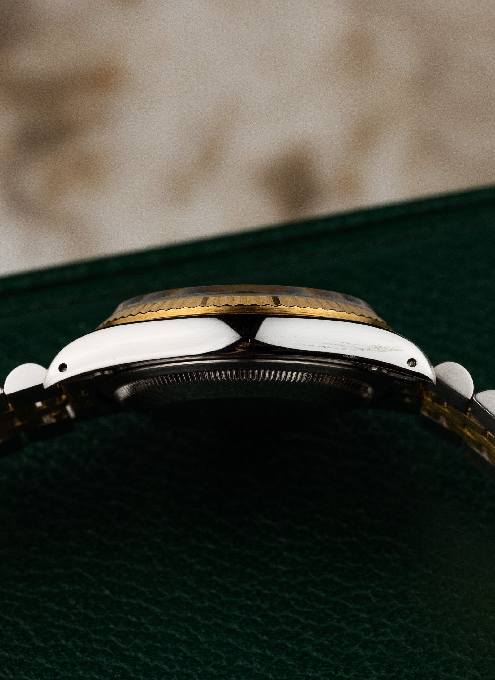 1991 Rolex Datejust Bicolor Champagne Dial 16233 Full Set