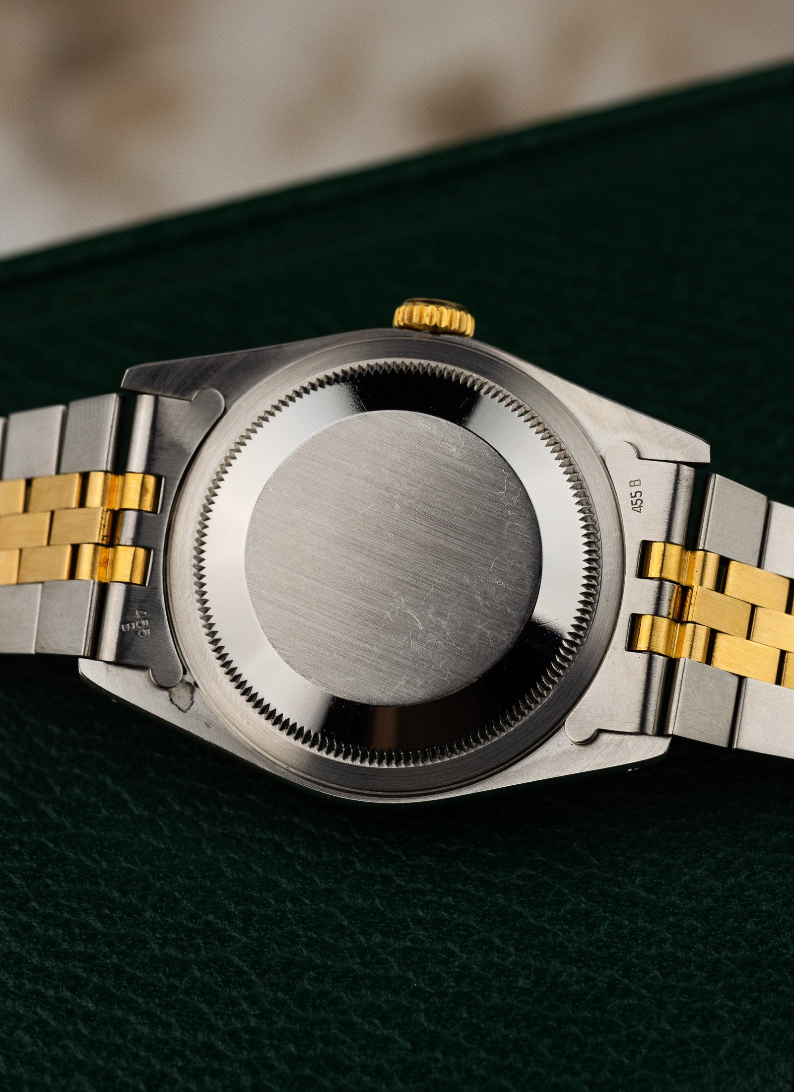 1991 Rolex Datejust Bicolor Champagne Dial 16233 Full Set
