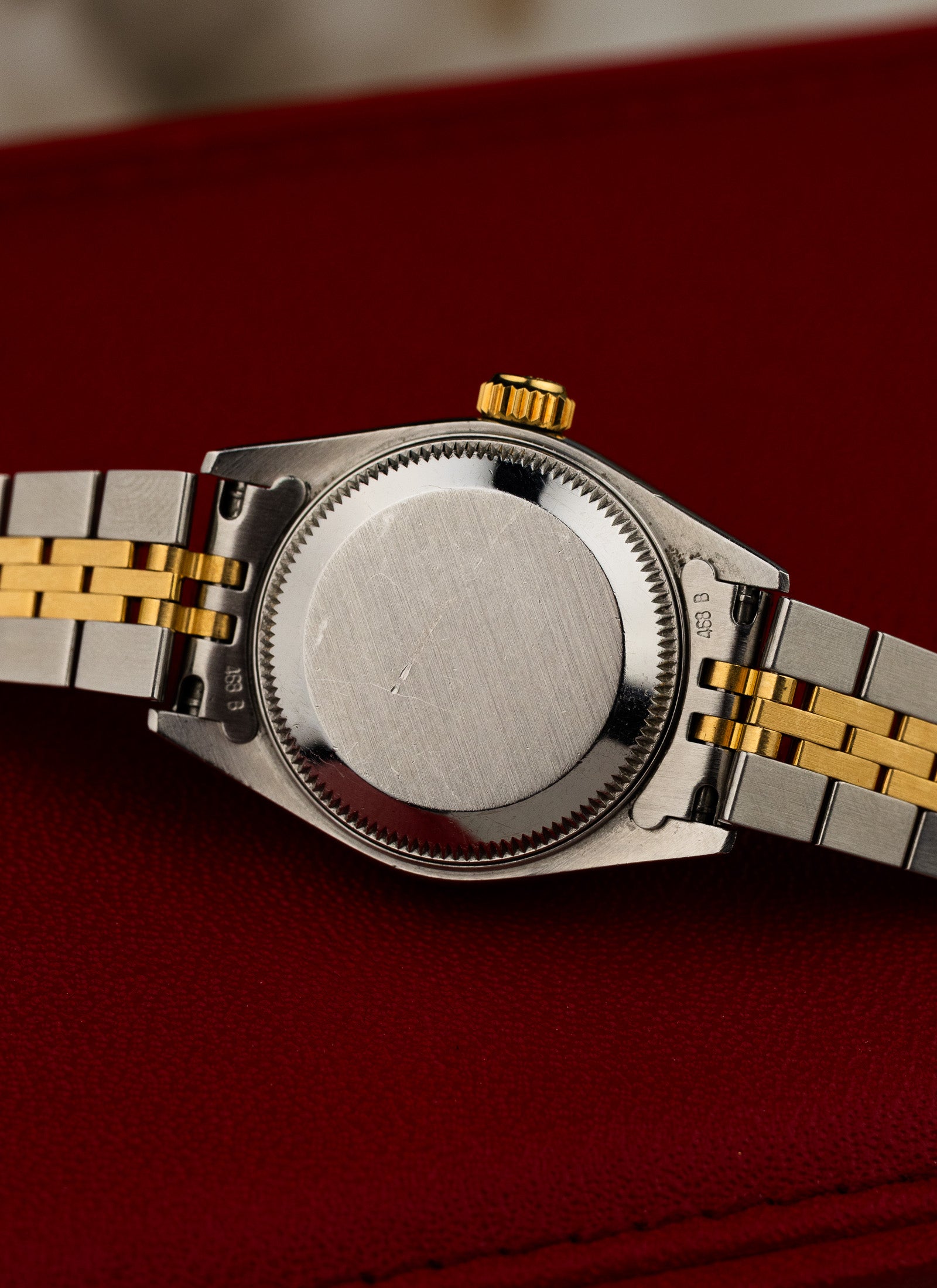 1996 Lady Rolex Datejust Bicolor Champagne Diamonds Dial 69173 Full Set