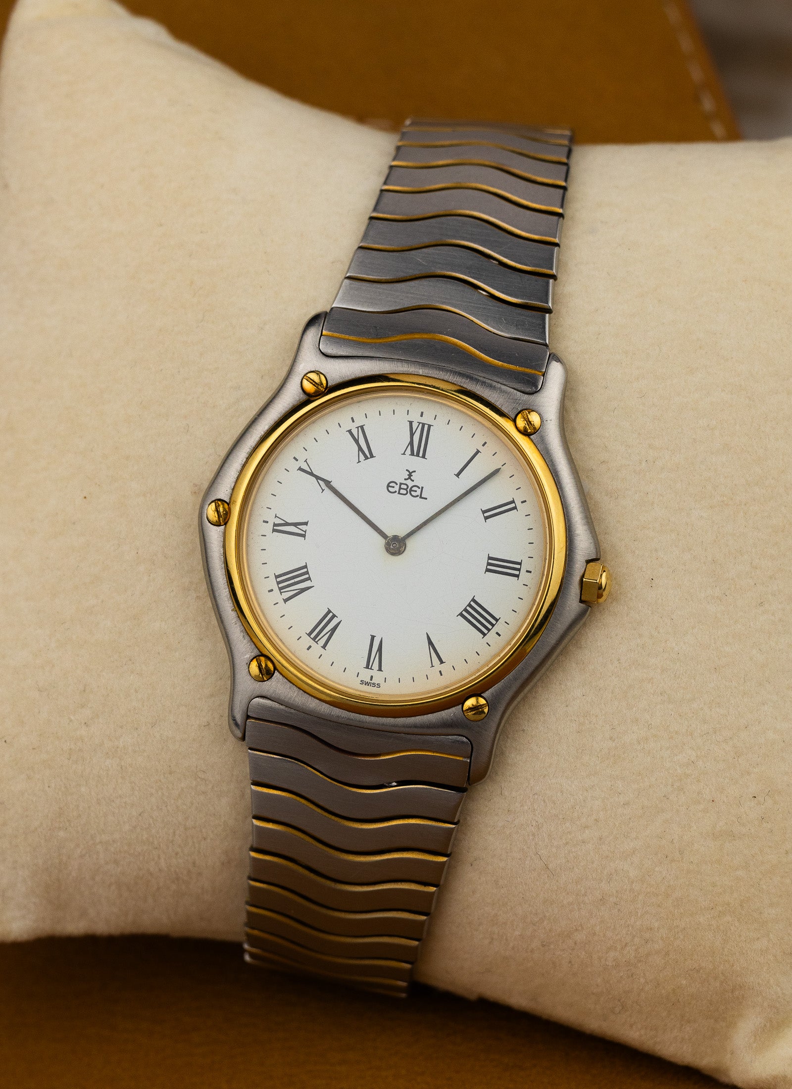 2000s Ebel Sportwave White Roman Dial 181903 Travel Box
