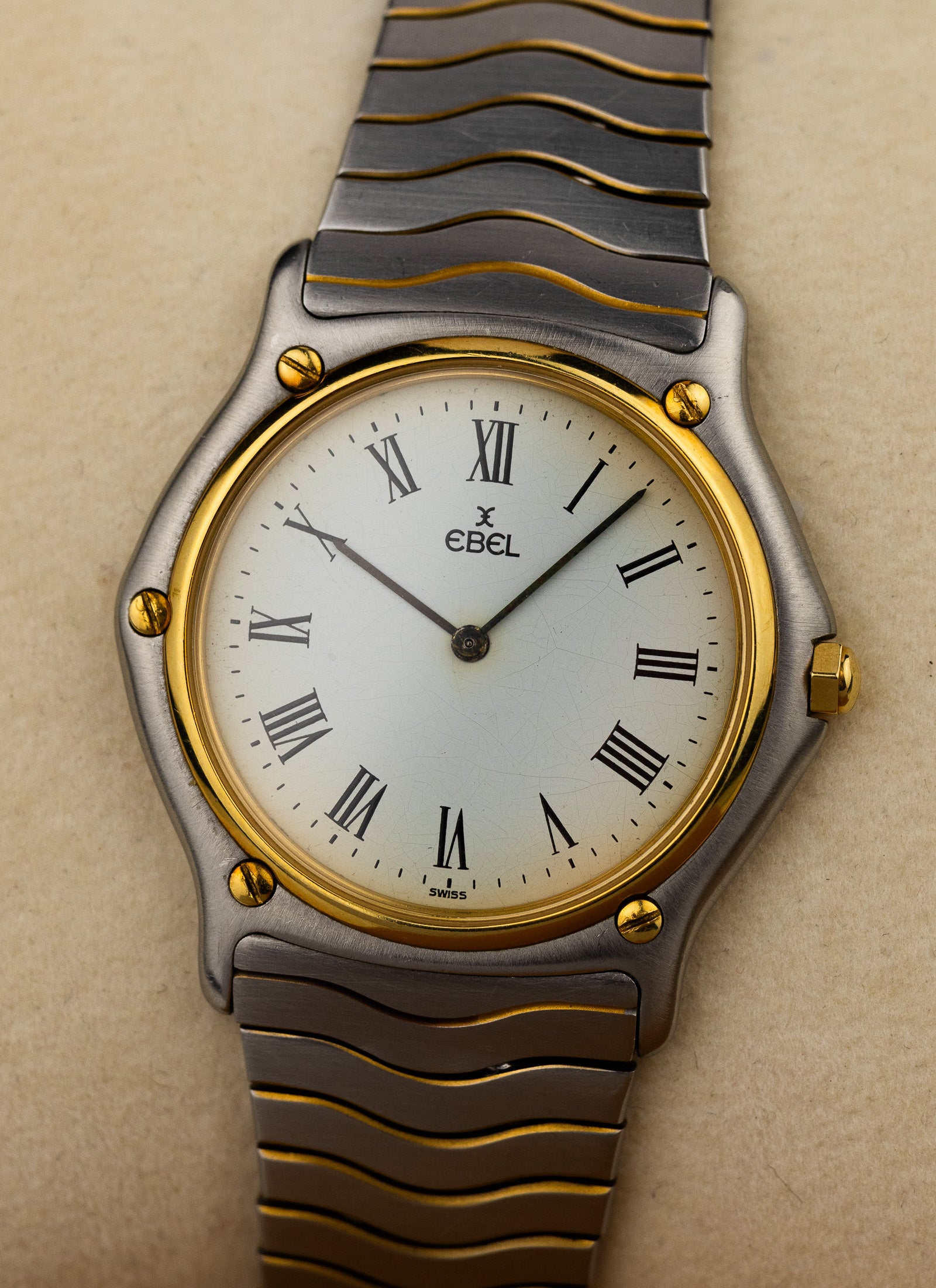 2000s Ebel Sportwave White Roman Dial 181903 Travel Box