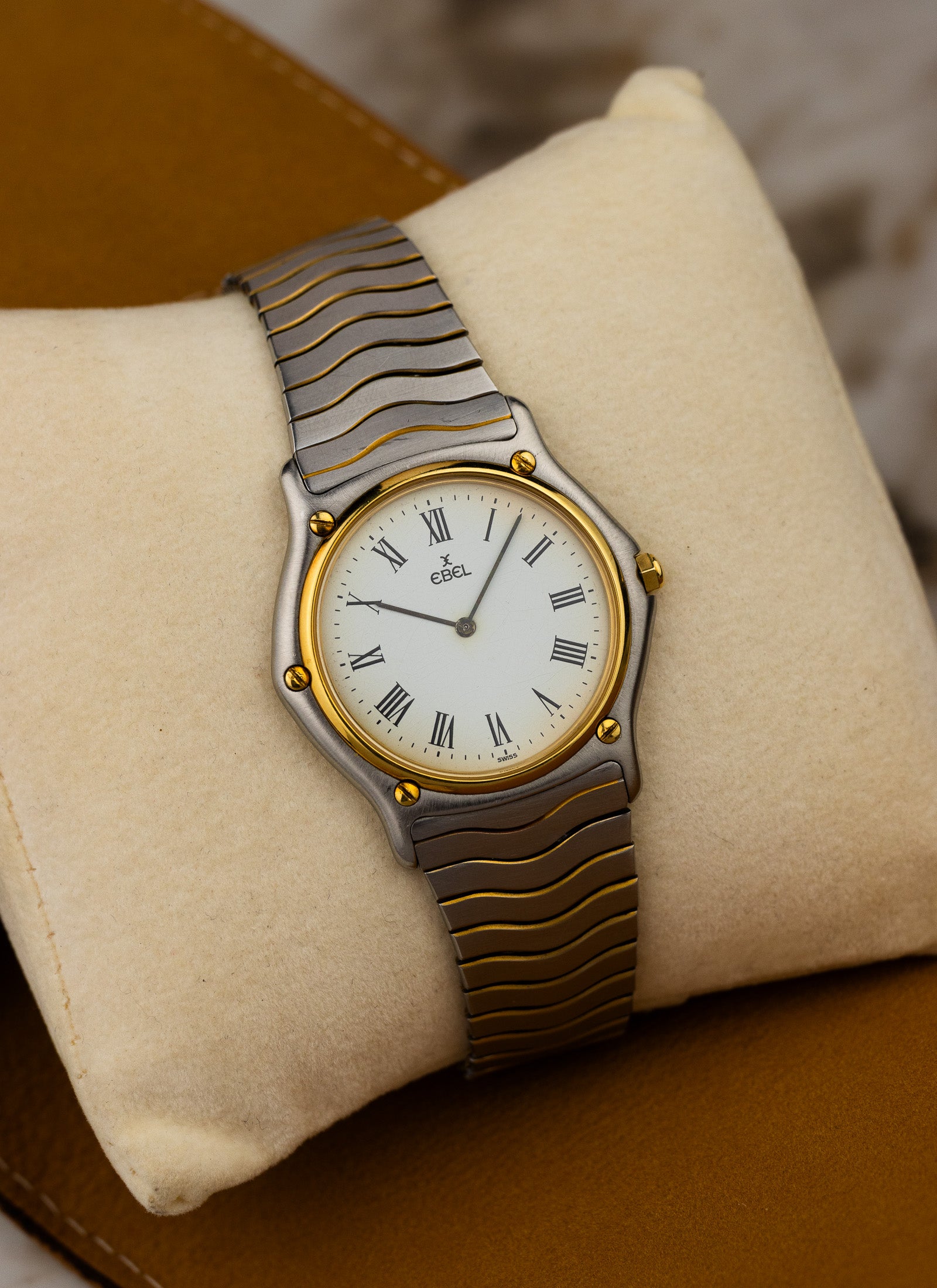 2000s Ebel Sportwave White Roman Dial 181903 Travel Box