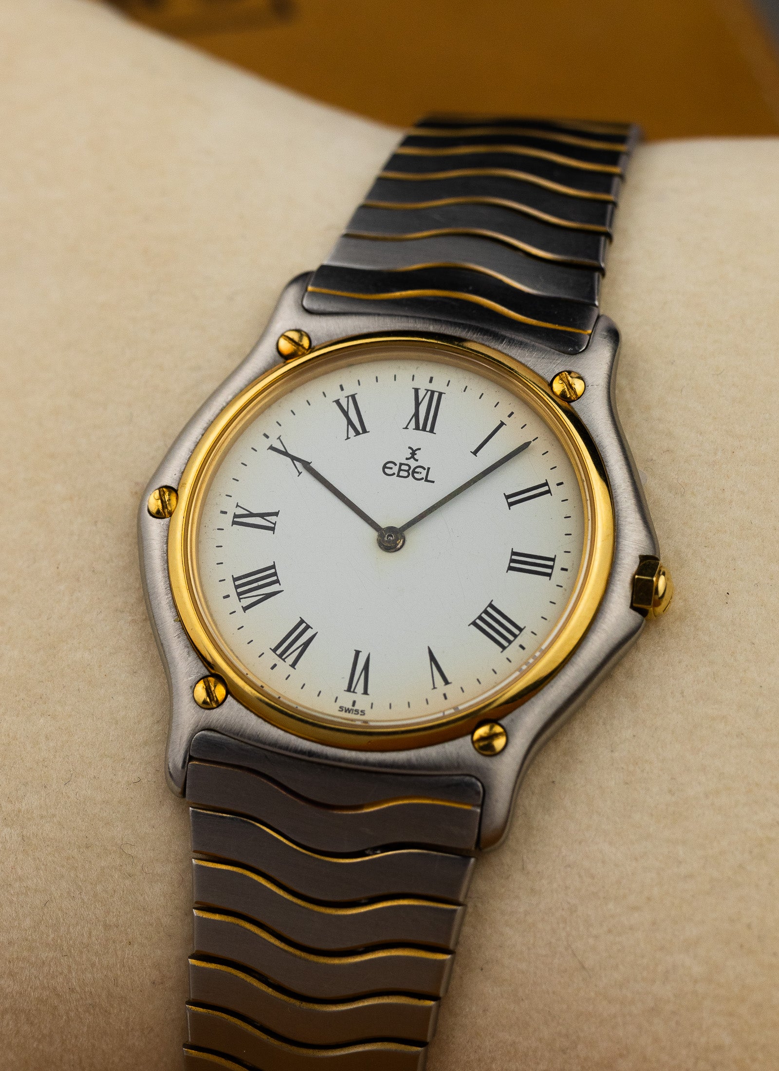 2000s Ebel Sportwave White Roman Dial 181903 Travel Box