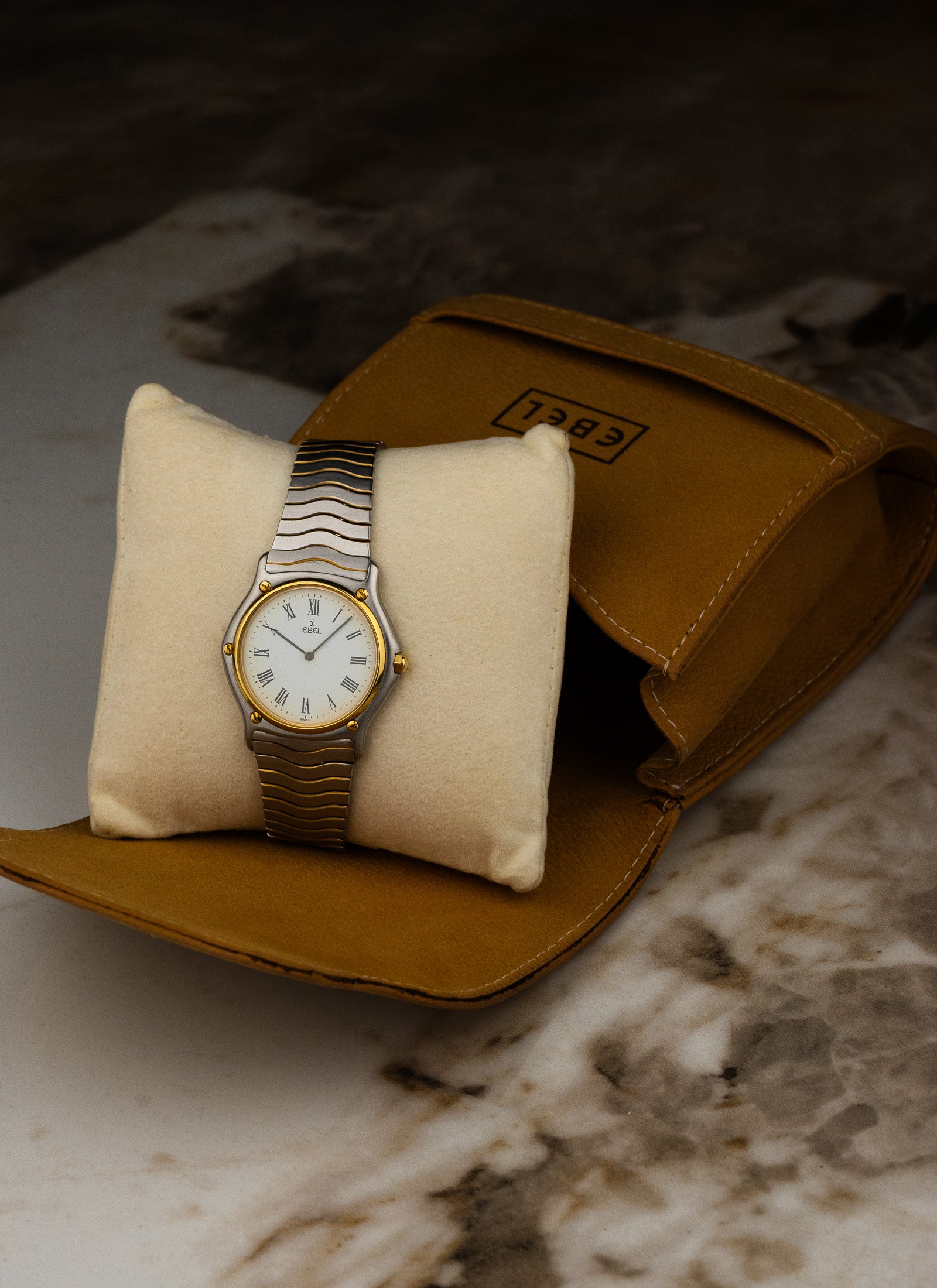 2000s Ebel Sportwave White Roman Dial 181903 Travel Box