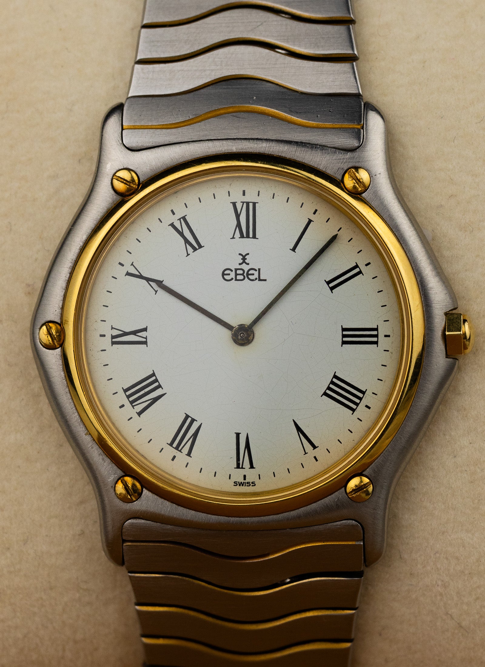 2000s Ebel Sportwave White Roman Dial 181903 Travel Box