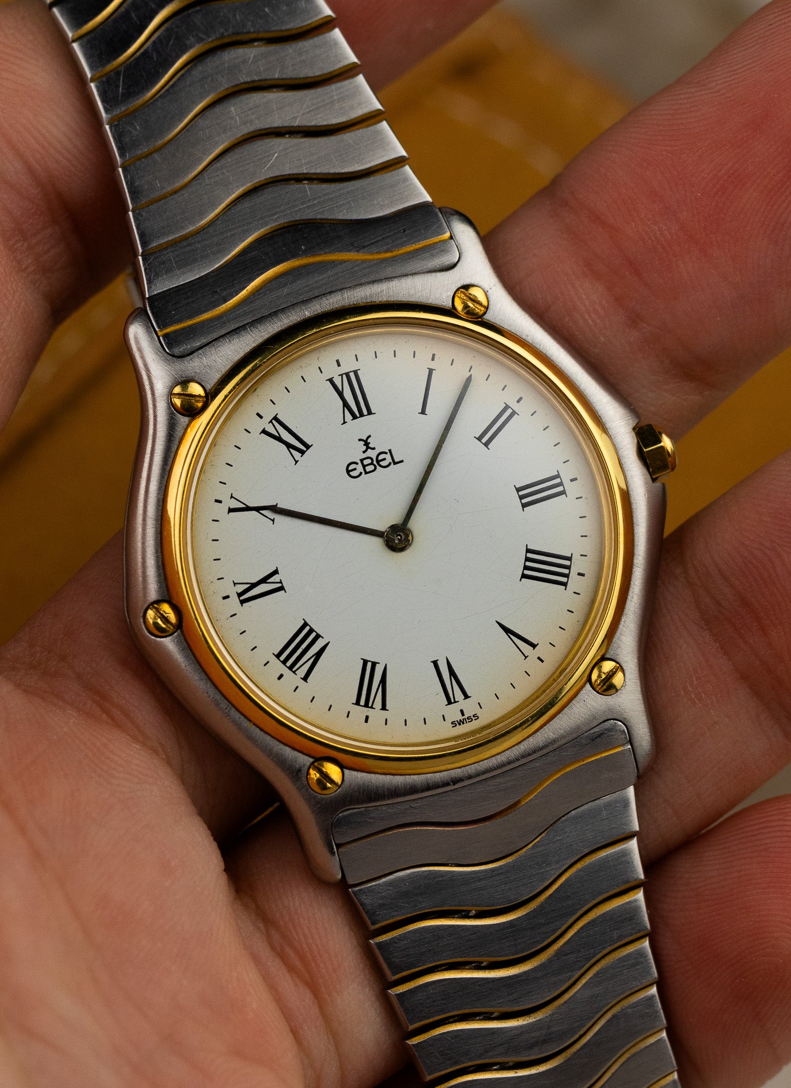2000s Ebel Sportwave White Roman Dial 181903 Travel Box