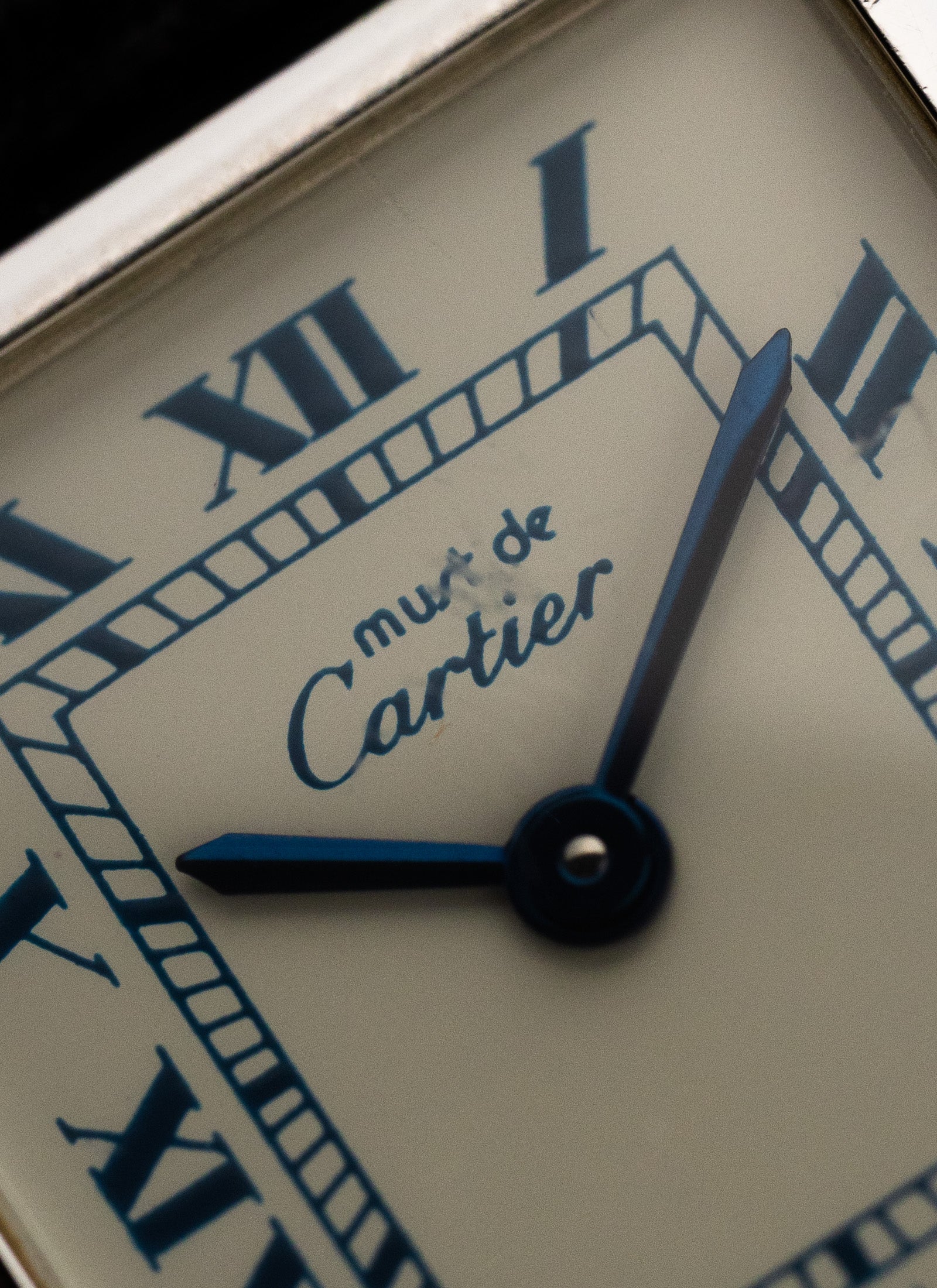 1990s Lady Cartier Must Tank Silver 6057002 Box