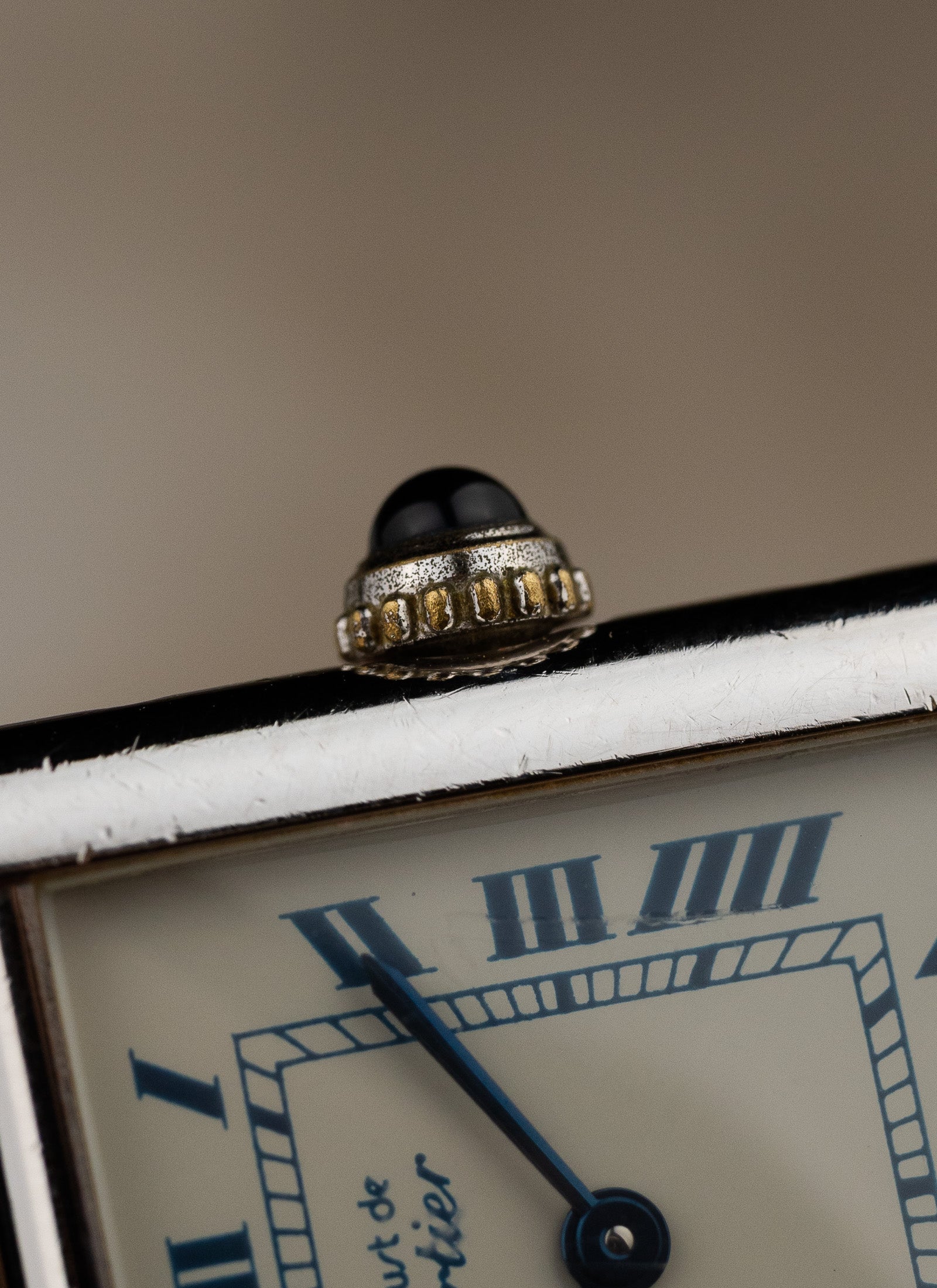 1990s Lady Cartier Must Tank Silver 6057002 Box