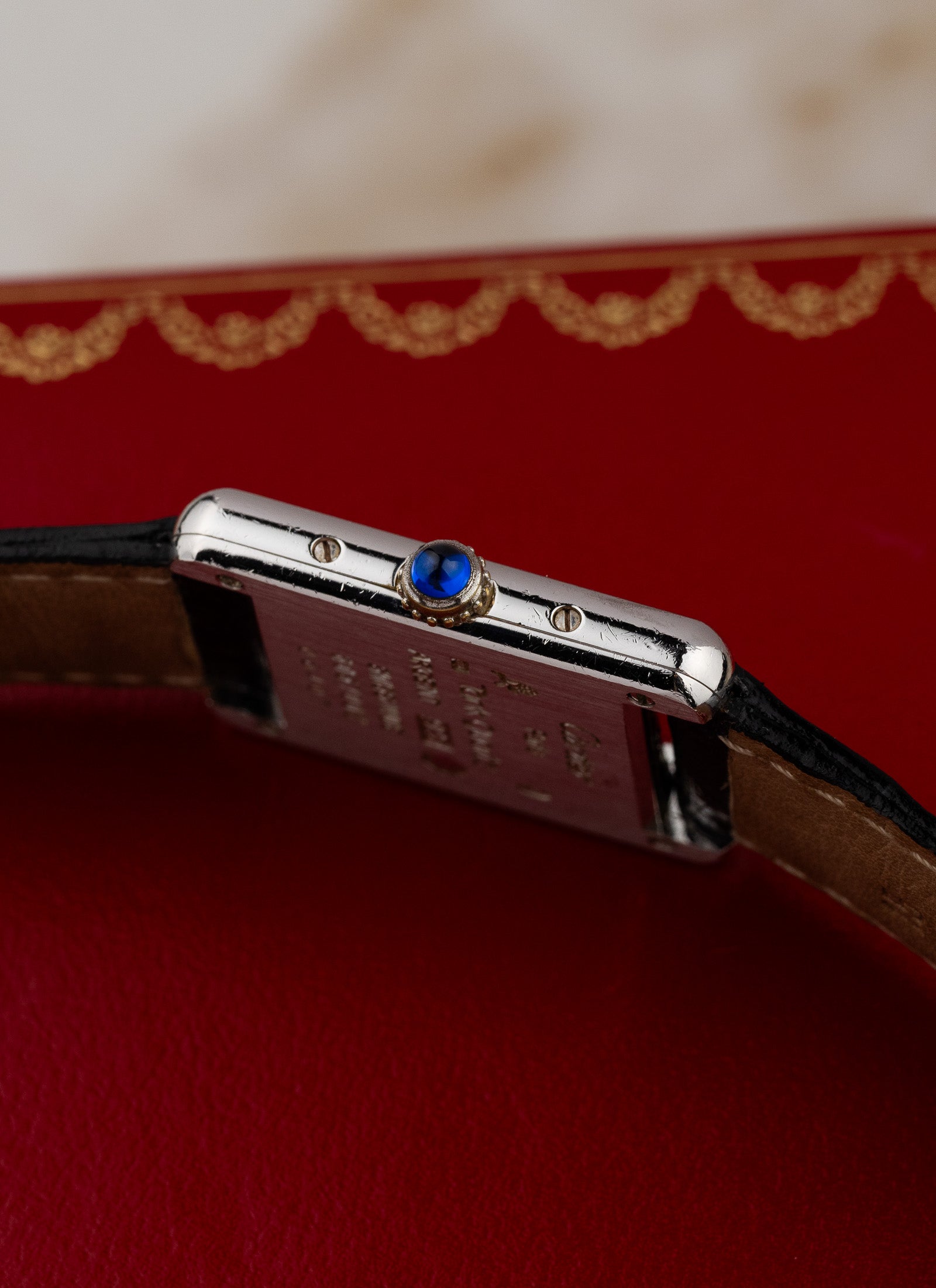 1990s Lady Cartier Must Tank Silver 6057002 Box