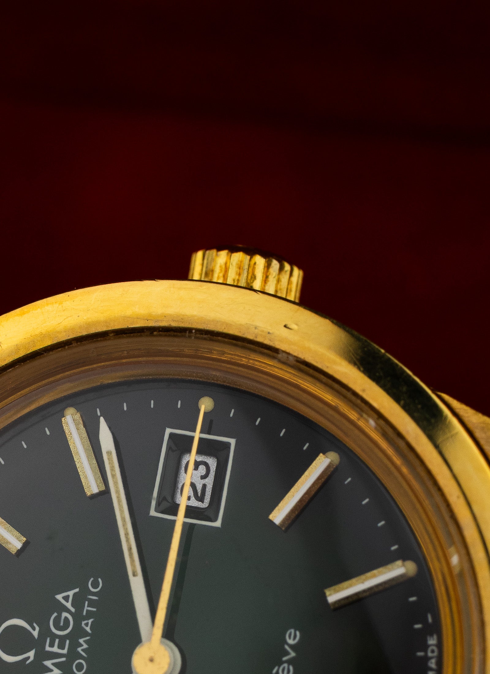 1973 Lady Omega Geneve Green Vignette LNOS 566.0065 cal. 684 Box