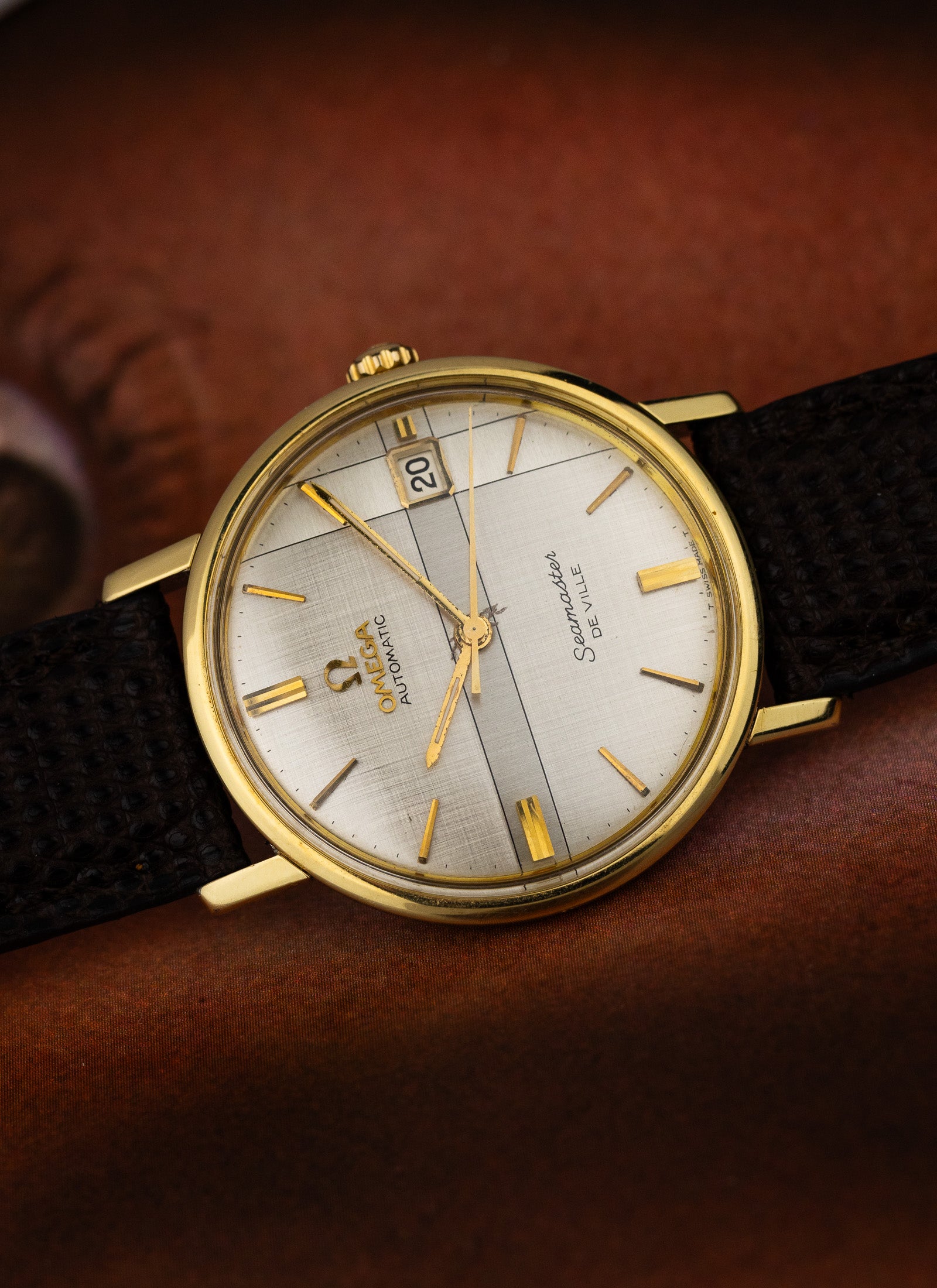 1966 Omega Seamaster De Ville Cross Linen Dial 166.020 cal. 565