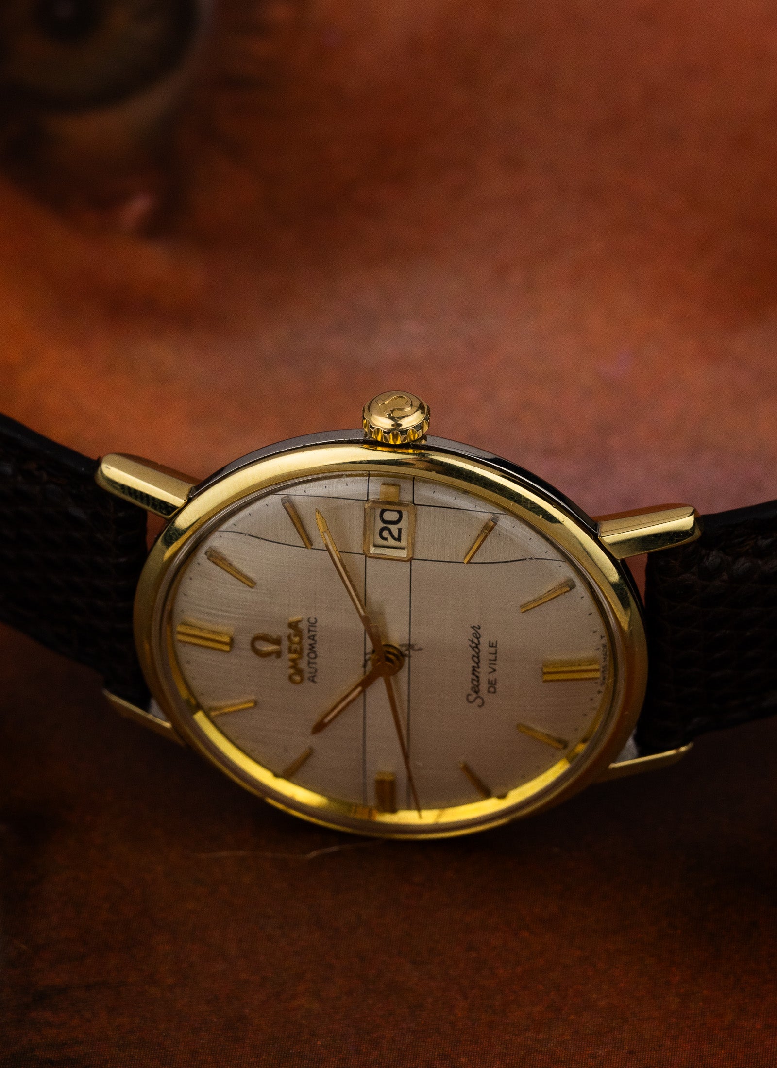 1966 Omega Seamaster De Ville Cross Linen Dial 166.020 cal. 565