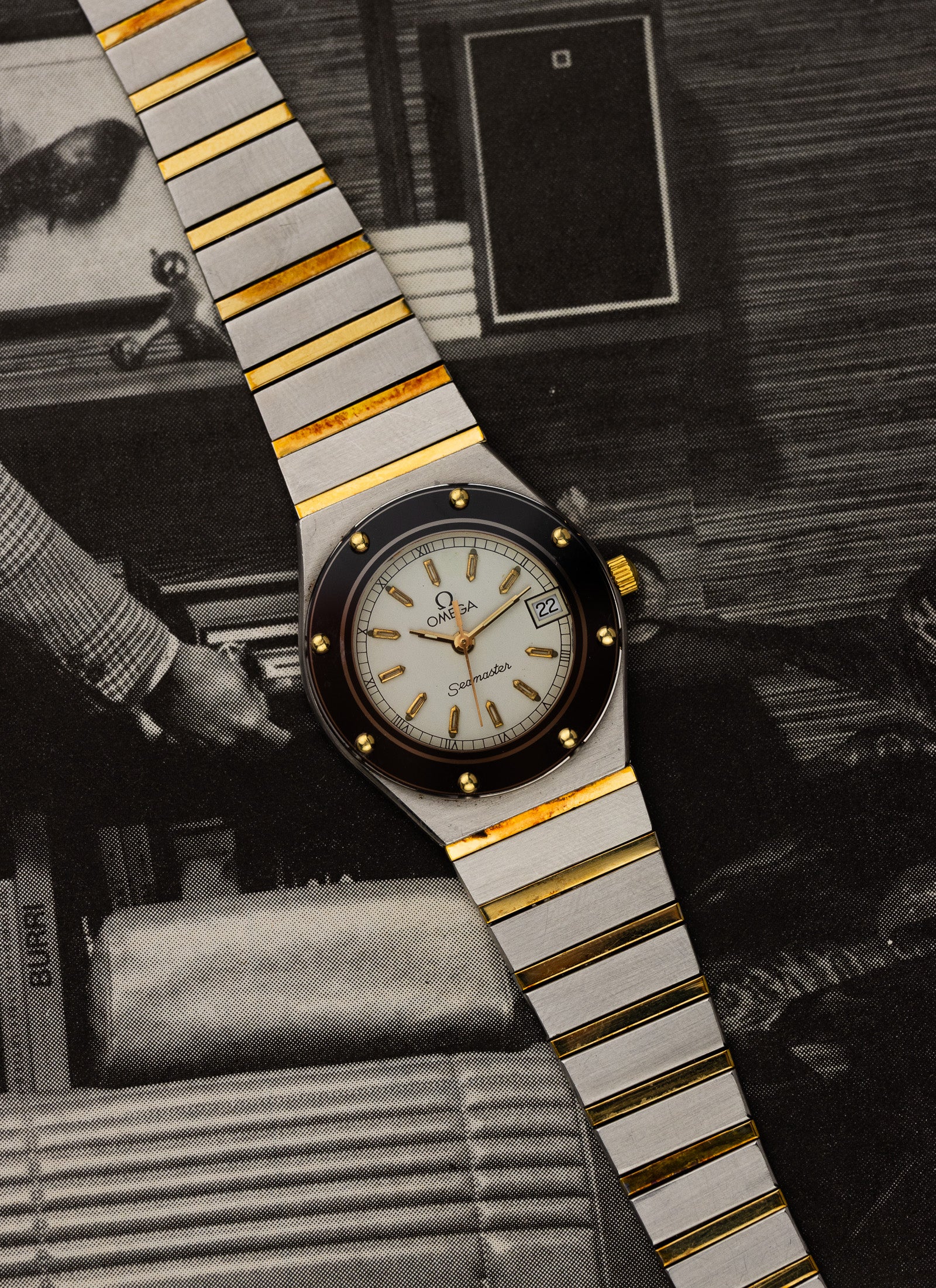 1980s Lady Omega Seamaster Bicolor 796.08570