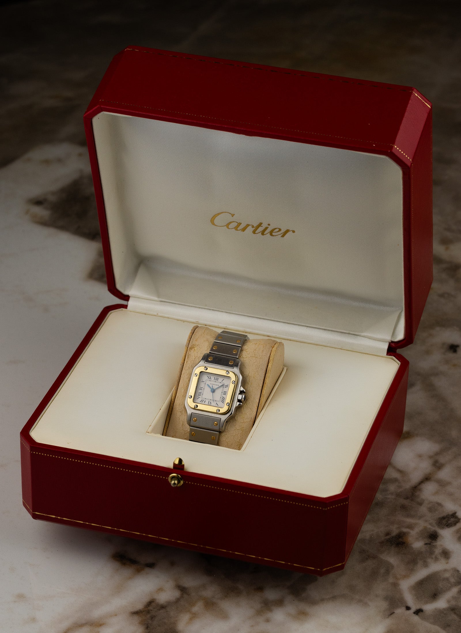 1980s Lady Cartier Santos Bicolor 1170902 Box