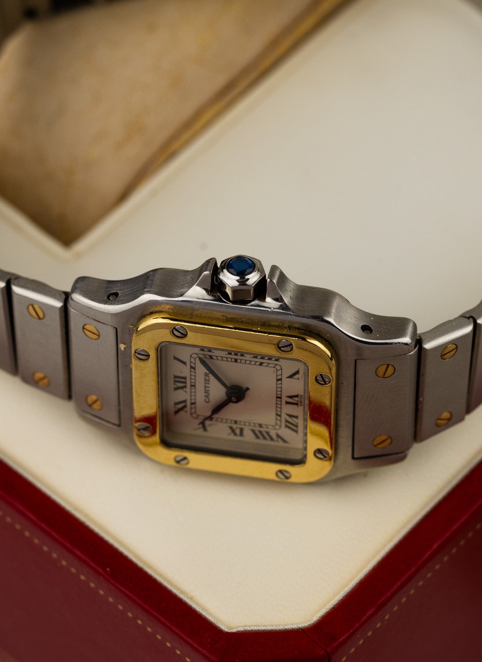 1980s Lady Cartier Santos Bicolor 1170902 Box