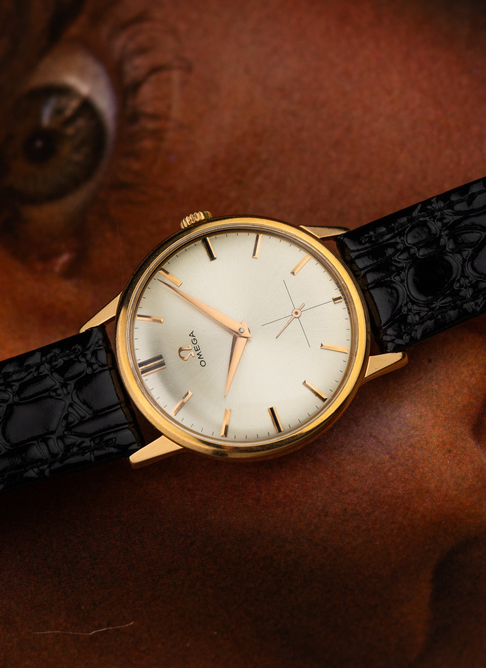 1962 18K Omega Rose Gold 14715-62 cal. 268 Serviced