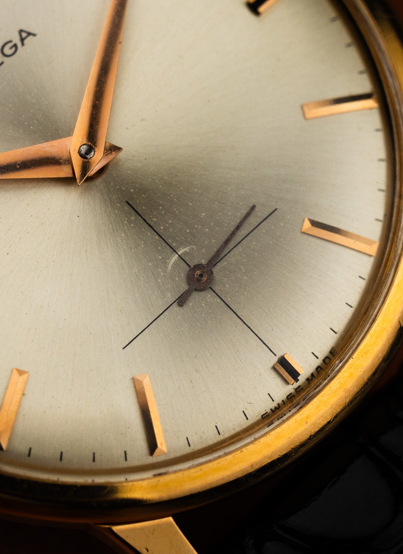 1962 18K Omega Rose Gold 14715-62 cal. 268 Serviced