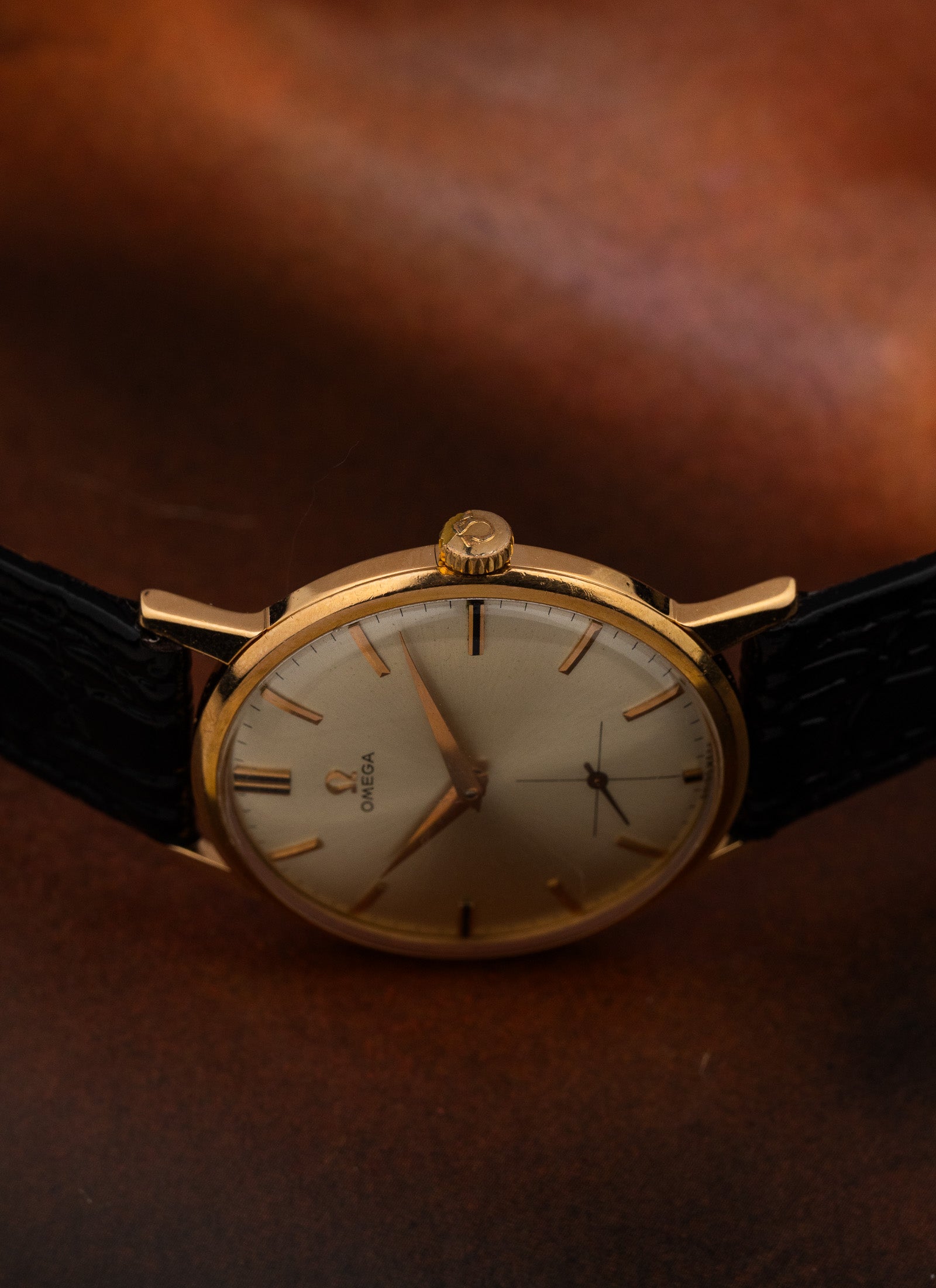1962 18K Omega Rose Gold 14715-62 cal. 268 Serviced