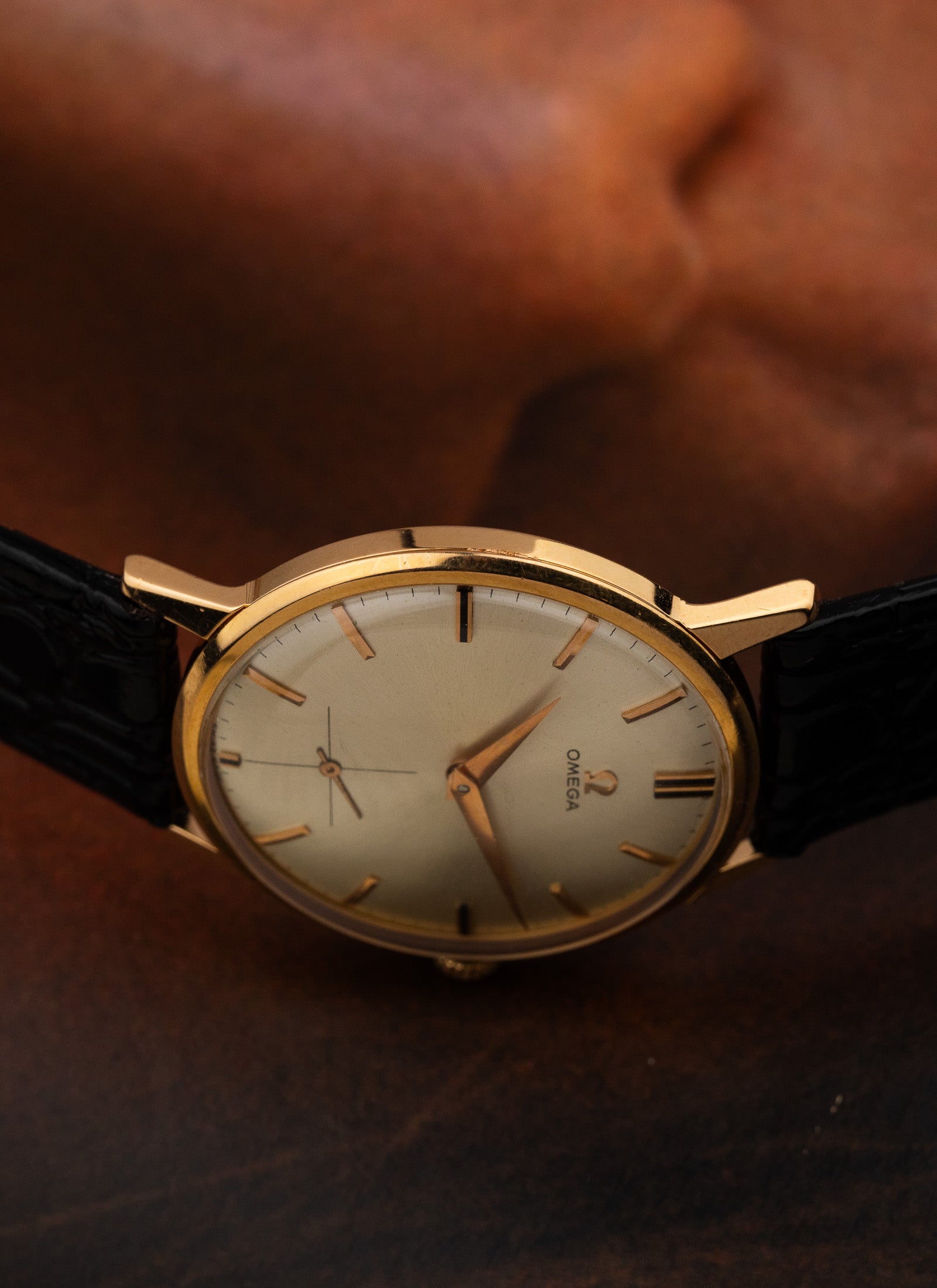 1962 18K Omega Rose Gold 14715-62 cal. 268 Serviced