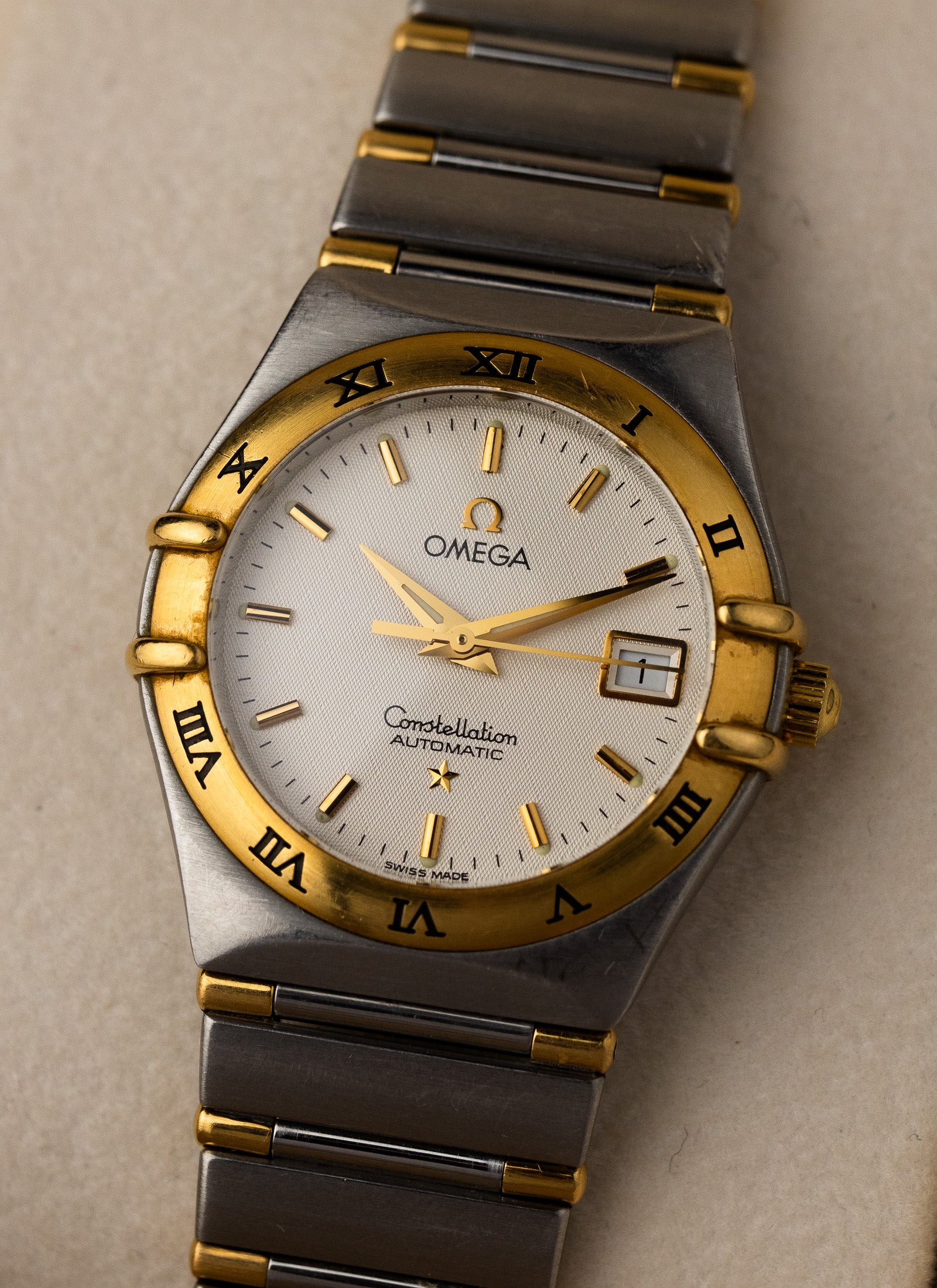 1995 Lady Omega Constellation Bicolor 766.1201 cal. 2520 Box