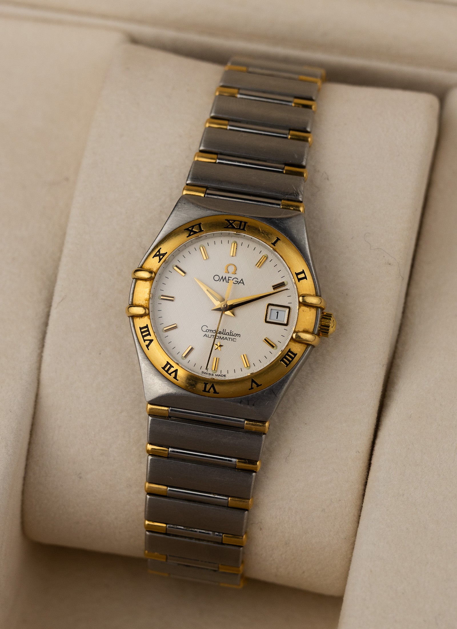 1995 Lady Omega Constellation Bicolor 766.1201 cal. 2520 Box