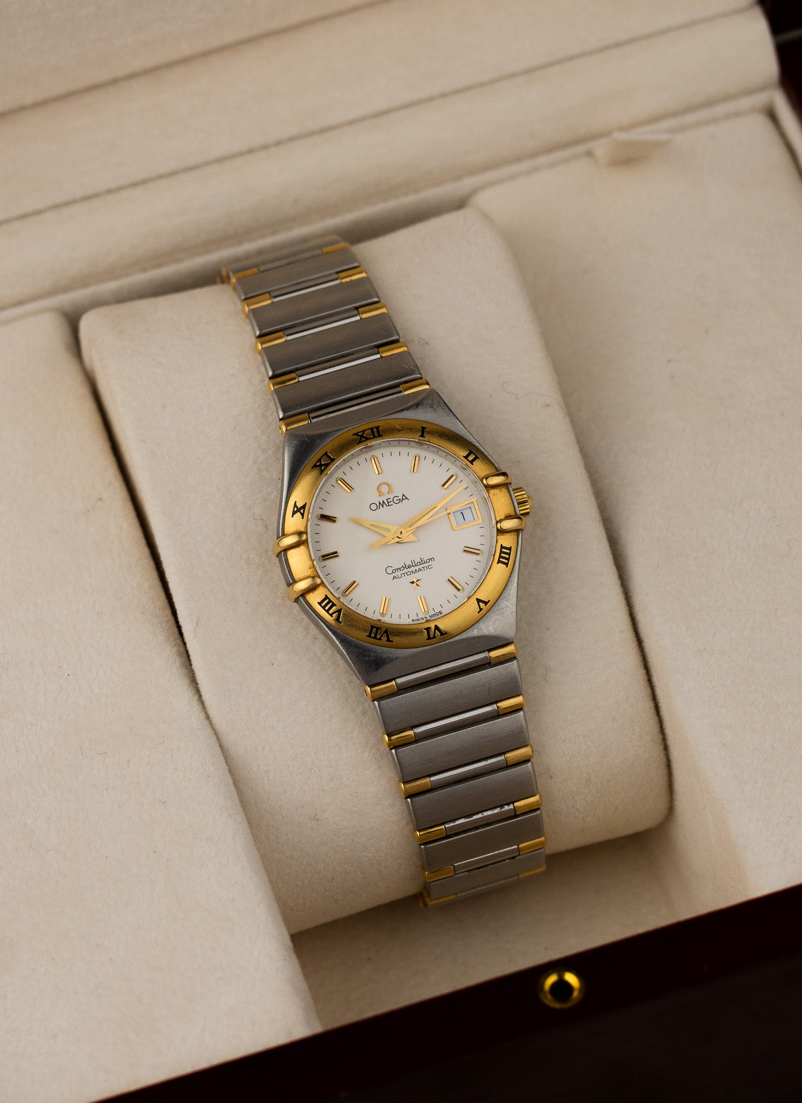 1995 Lady Omega Constellation Bicolor 766.1201 cal. 2520 Box