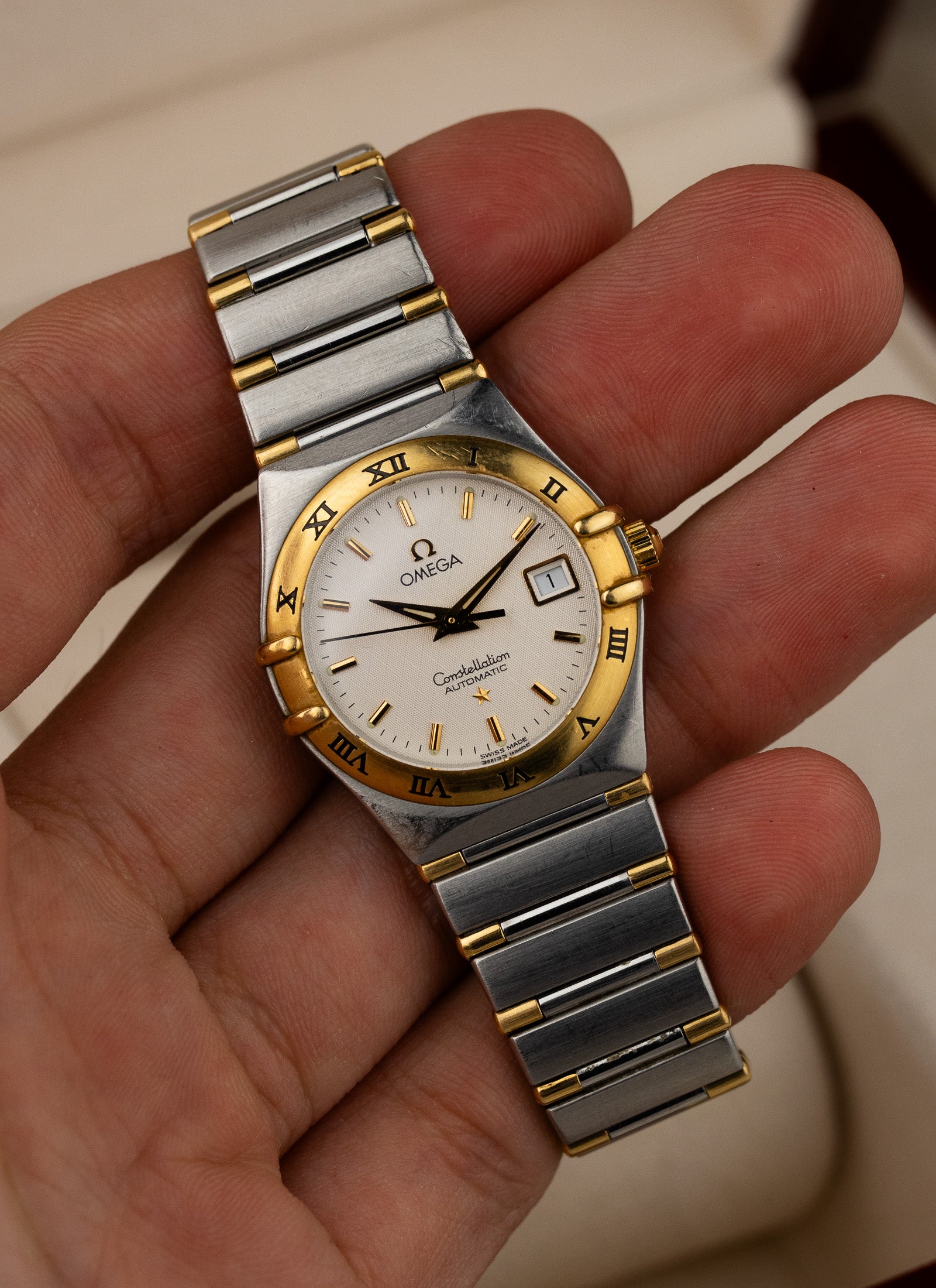 1995 Lady Omega Constellation Bicolor 766.1201 cal. 2520 Box