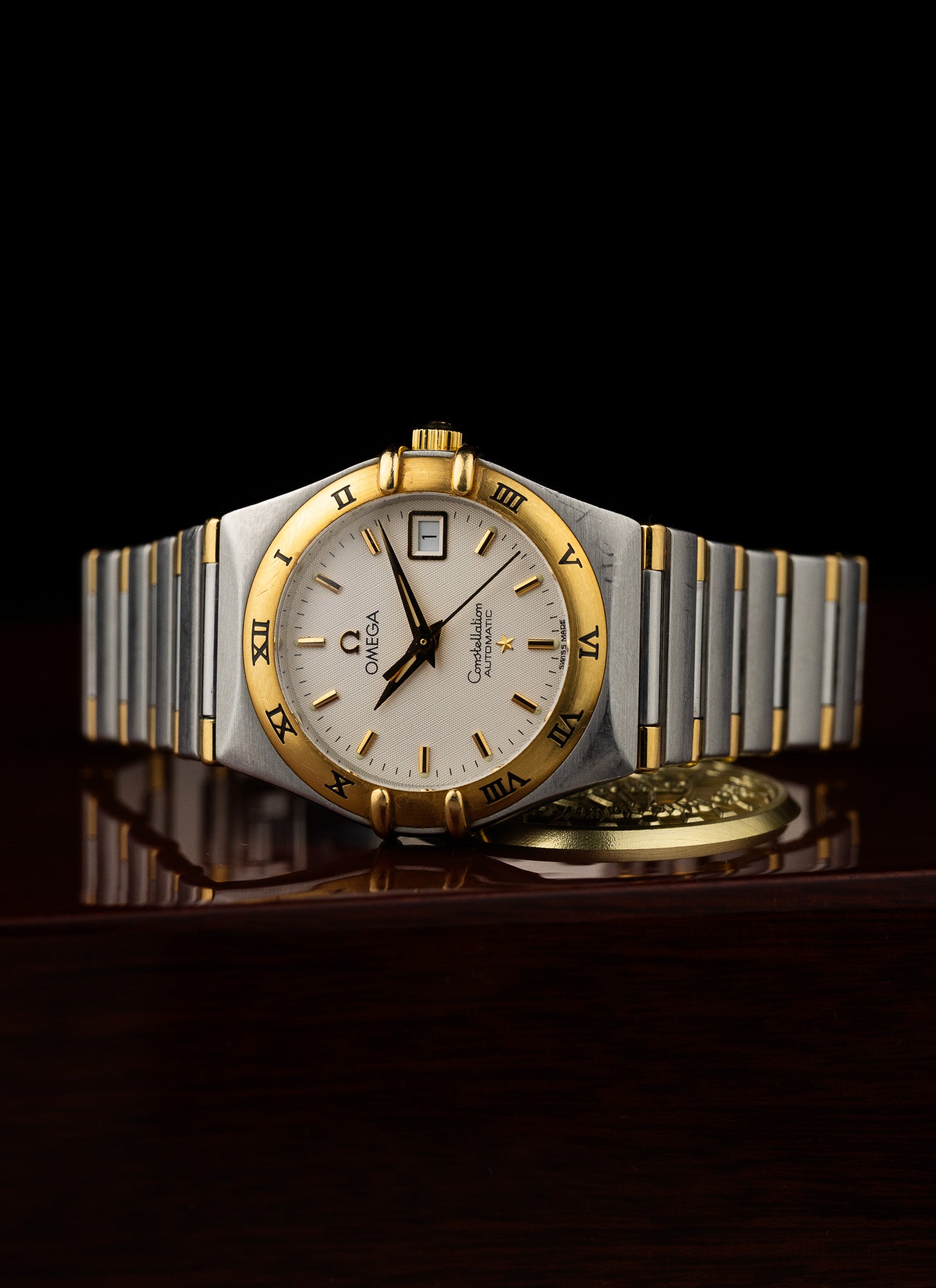 1995 Lady Omega Constellation Bicolor 766.1201 cal. 2520 Box