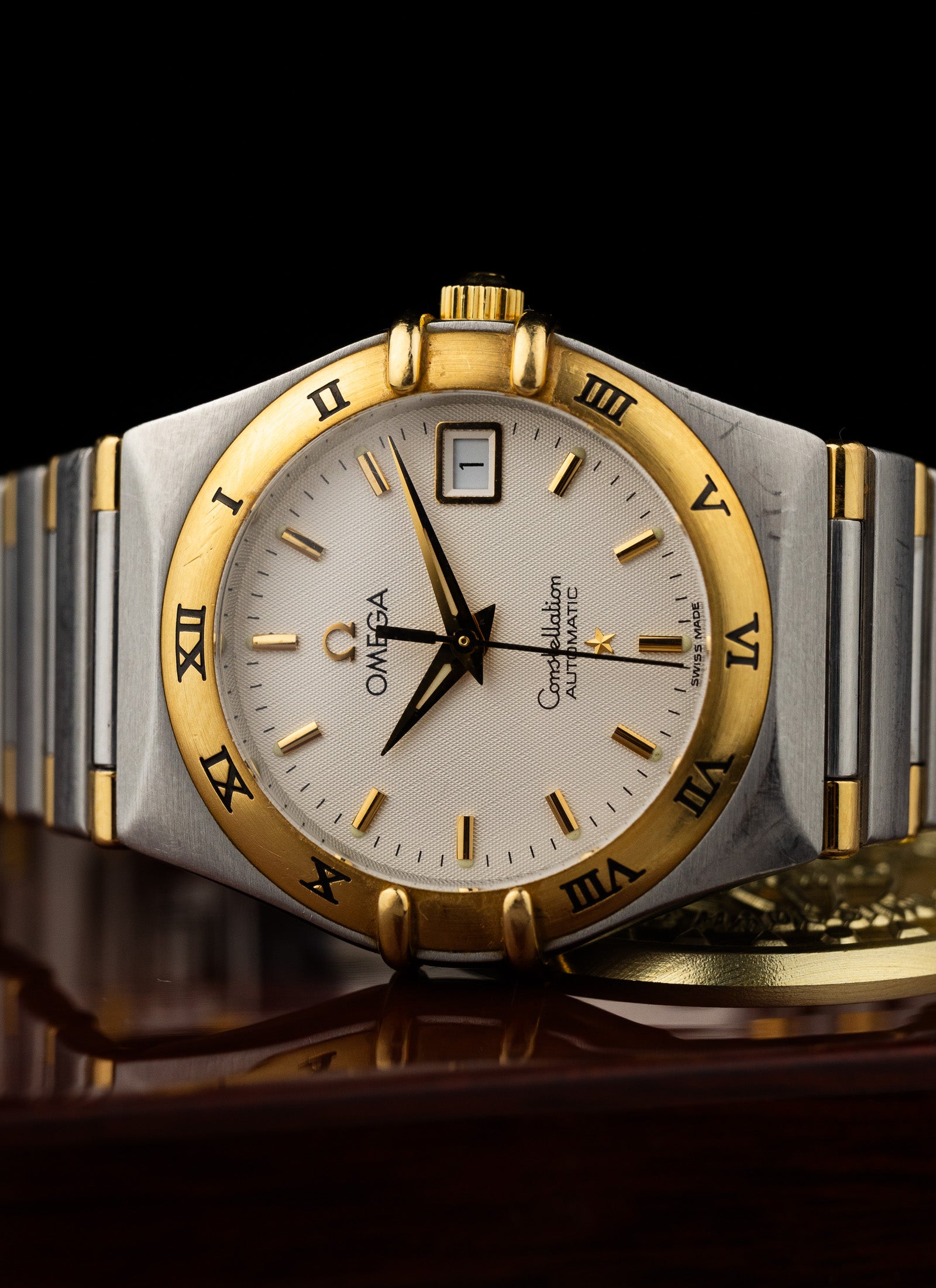 1995 Lady Omega Constellation Bicolor 766.1201 cal. 2520 Box