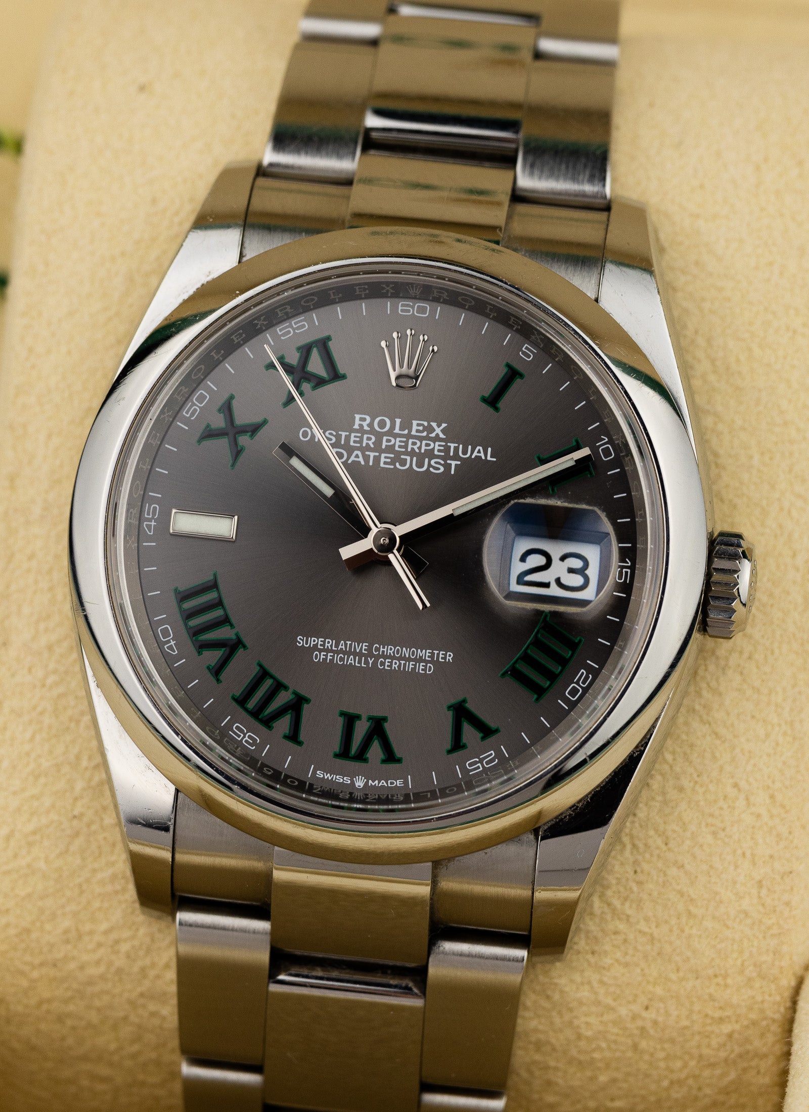 2021 Rolex Datejust Wimbledon 126200 Full Set