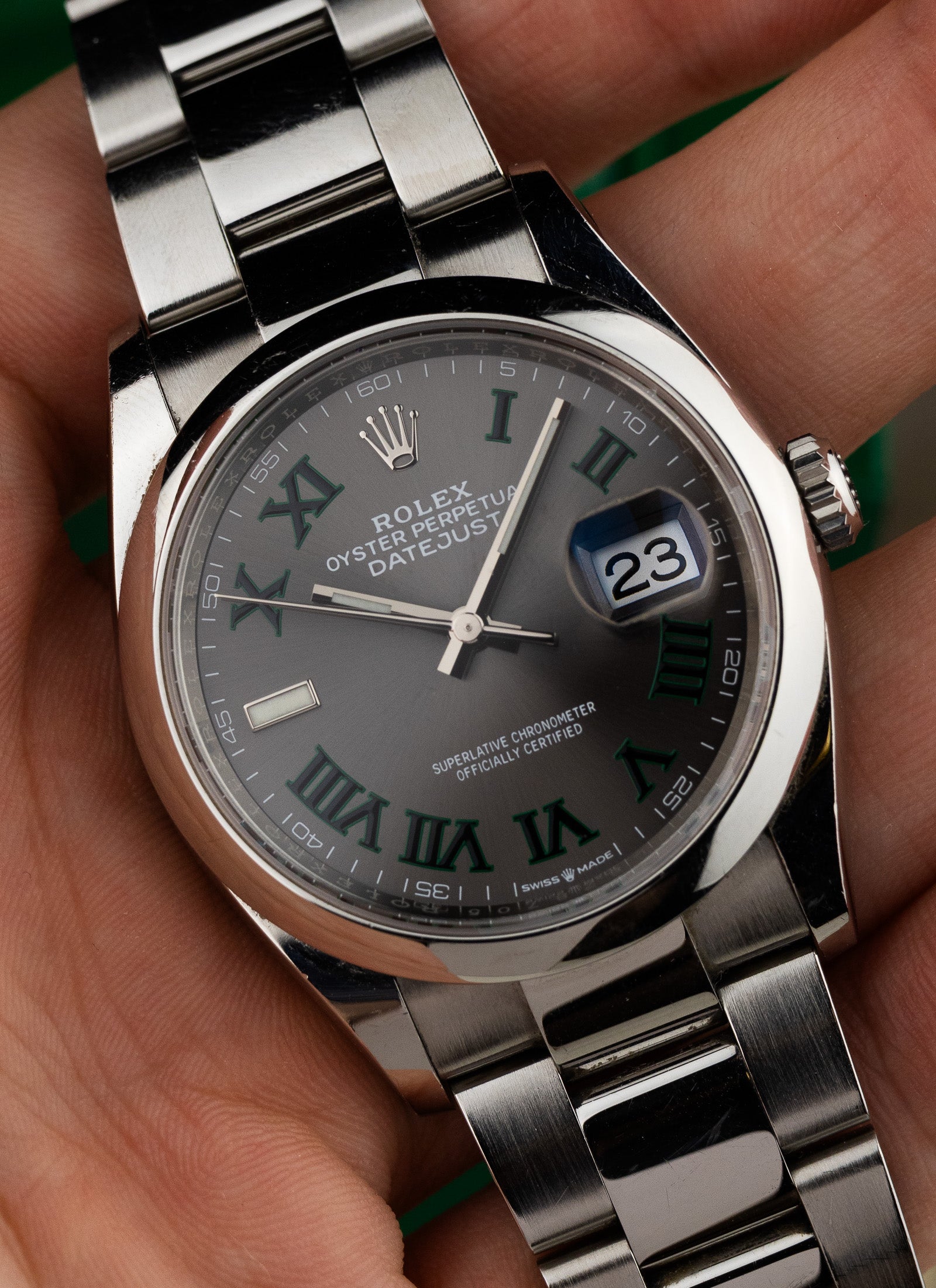 2021 Rolex Datejust Wimbledon 126200 Full Set