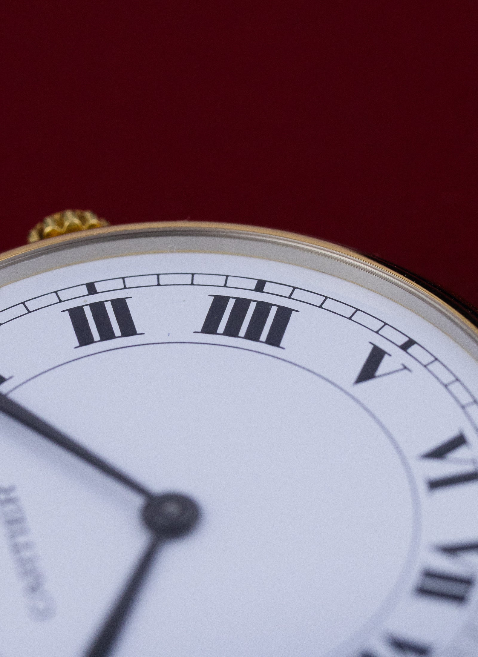 1990s 18K Cartier Vendome Trinity Quartz Box