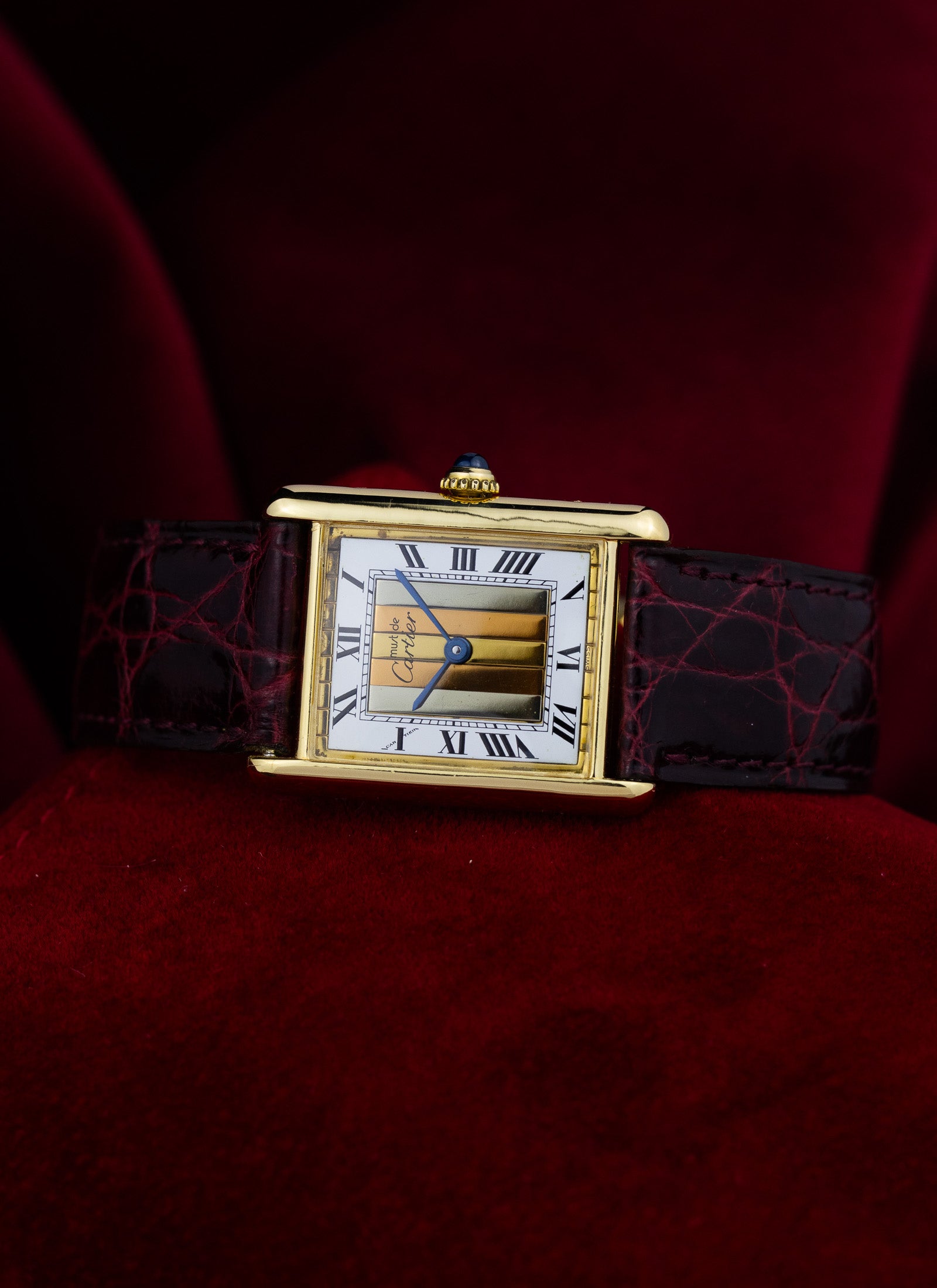 1990s Cartier Must Tank Trinity 590005 Travel Pouch